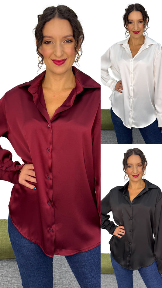 CAMICIA EFFETTO SETA