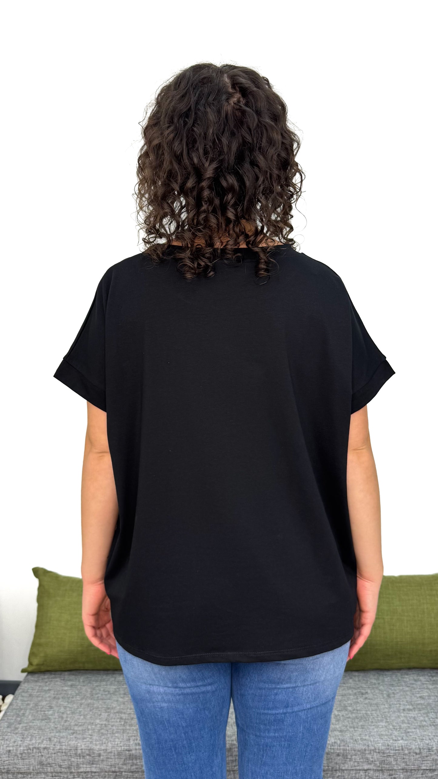T-SHIRT CUORE LEOPARDATO LINEA MORBIDA