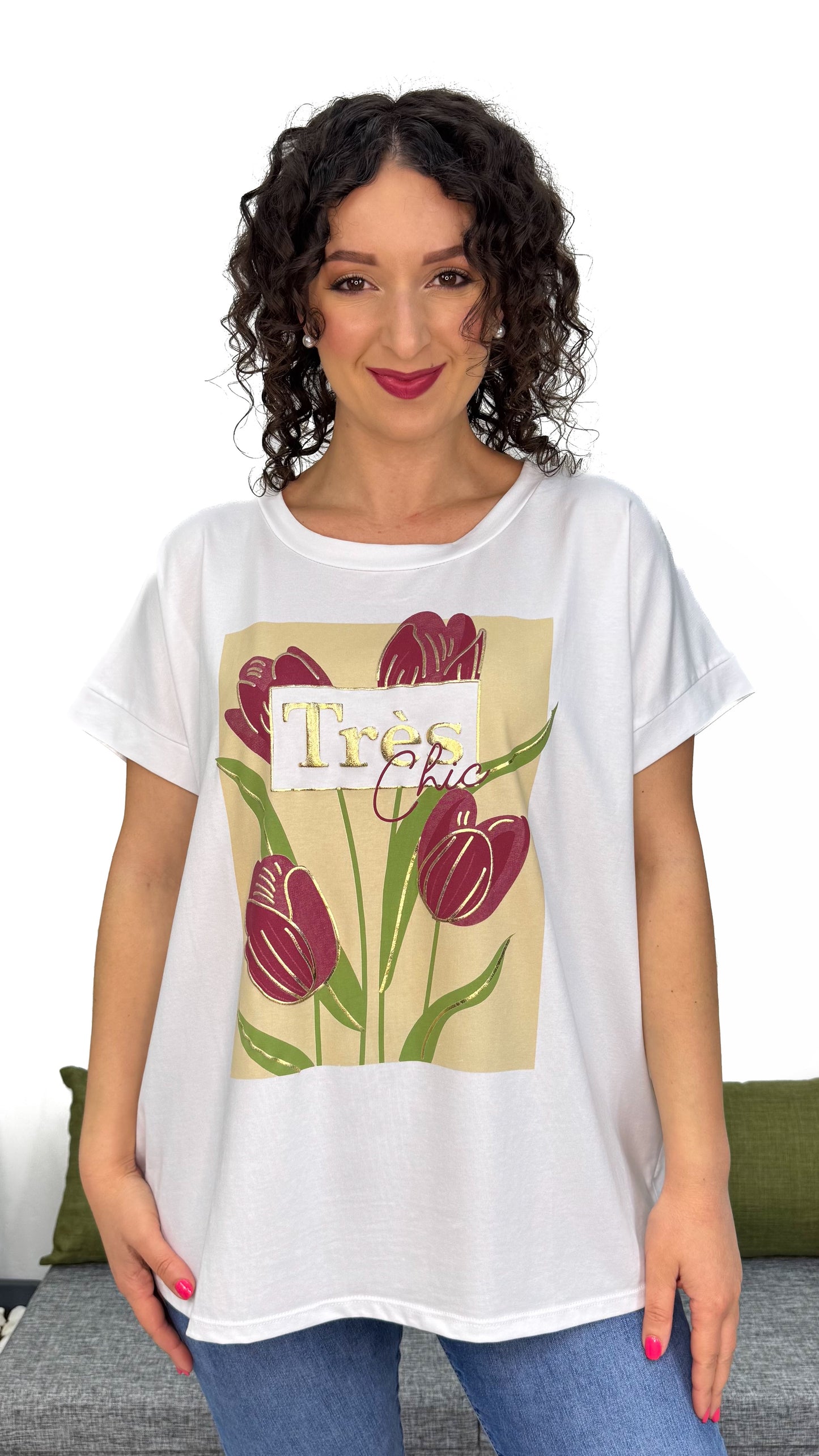 T-SHIRT TULIPANI LINEA MORBIDA