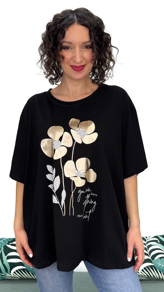 T-SHIRT TULIPANI LINEA MORBIDA