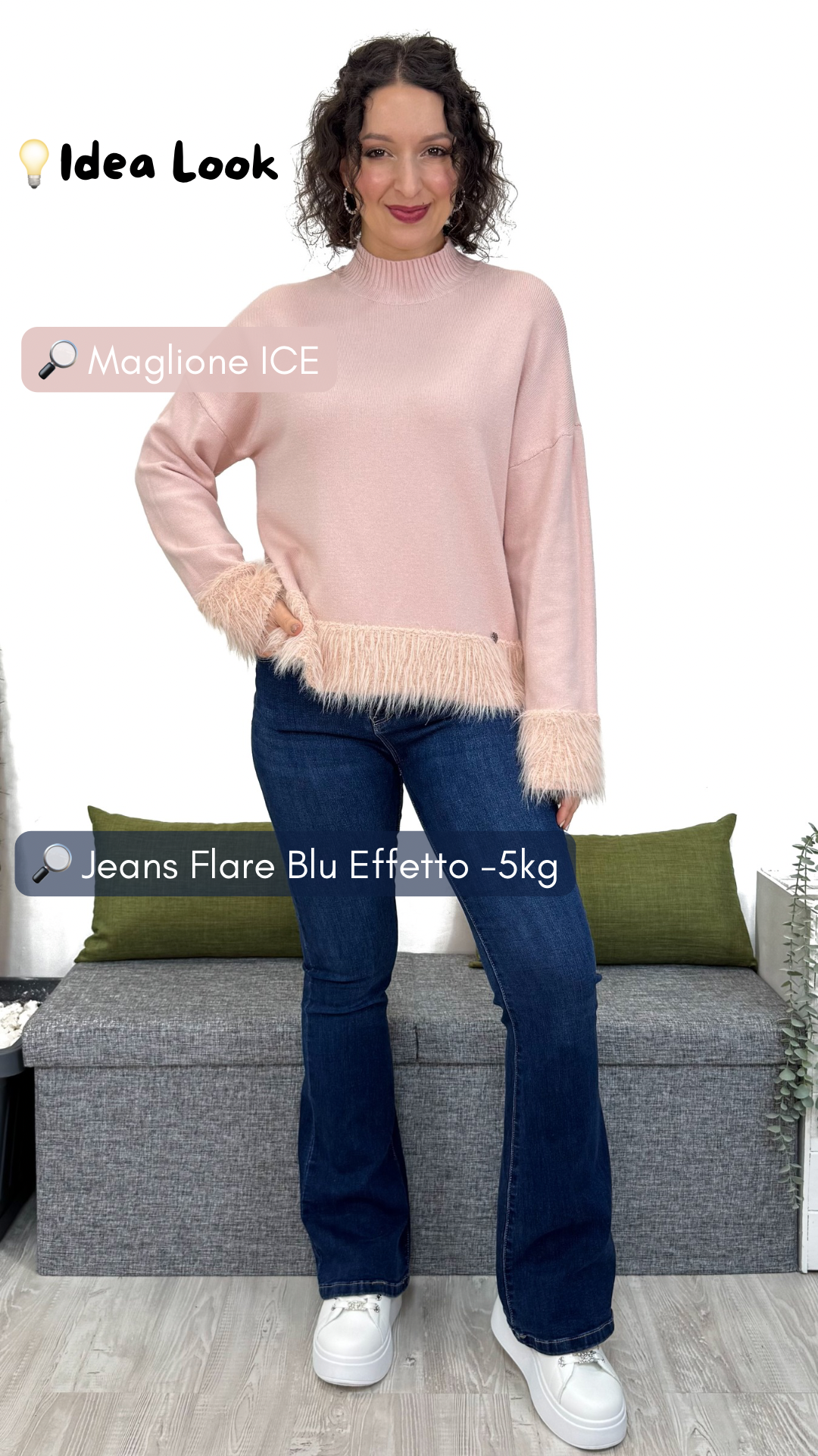 JEANS FLARE EFFETTO -5kg