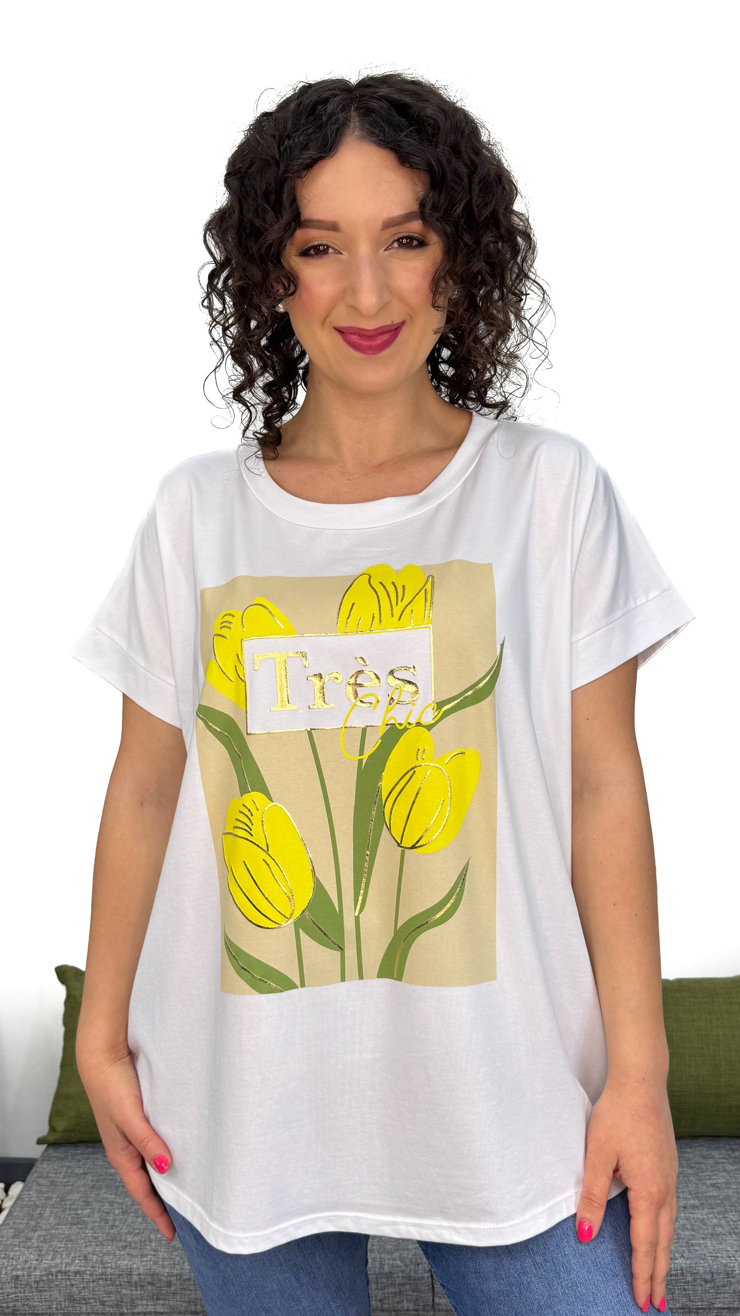 T-SHIRT TULIPANI LINEA MORBIDA