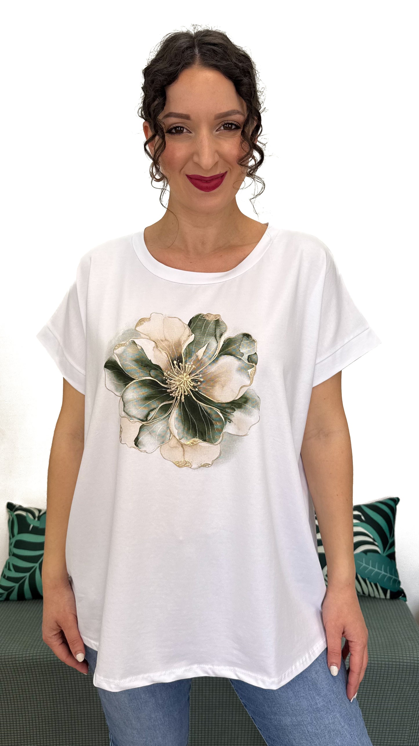 T-SHIRT PEONIA LINEA MORBIDA