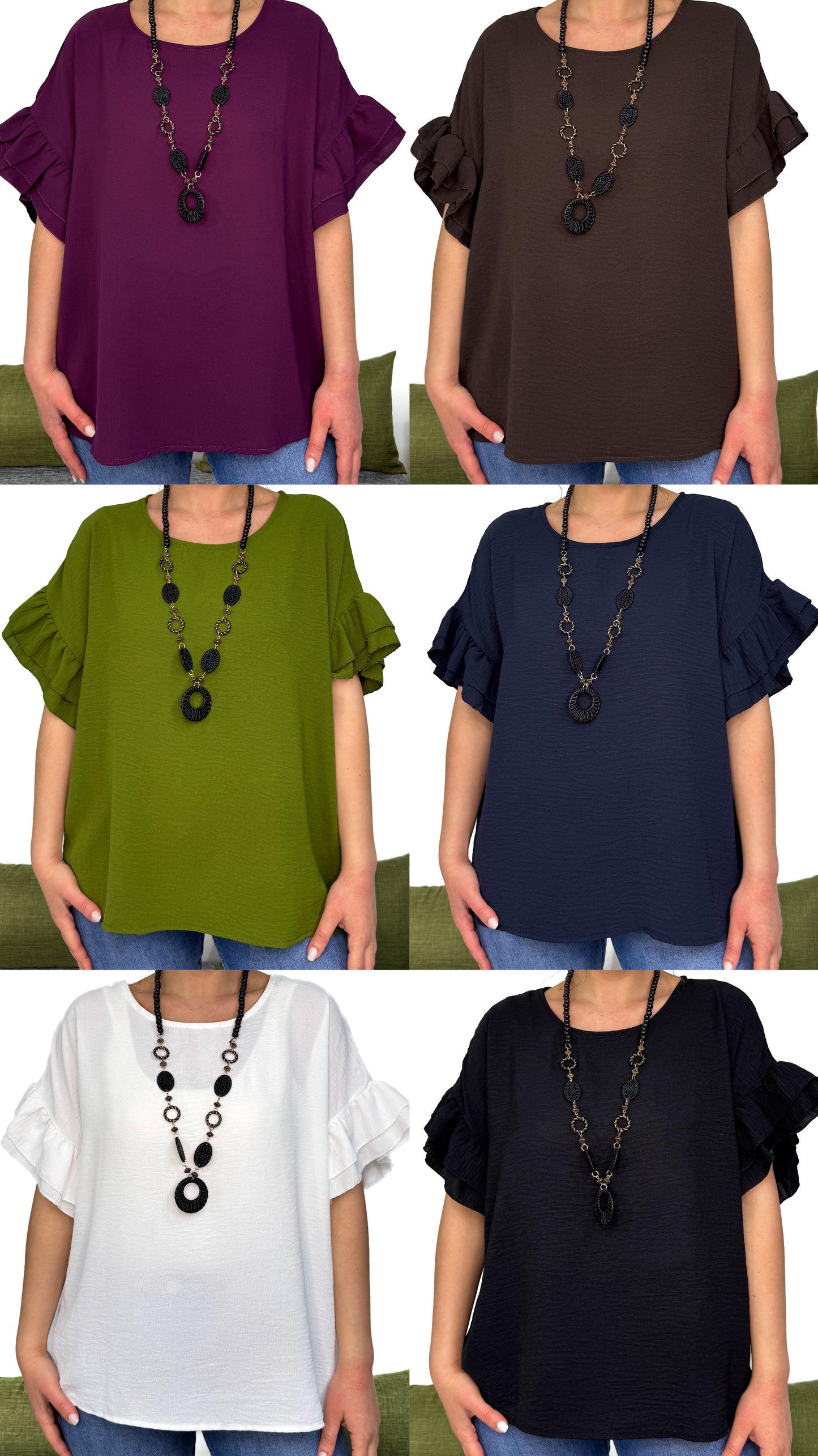 BLUSA MAMBO con collanina