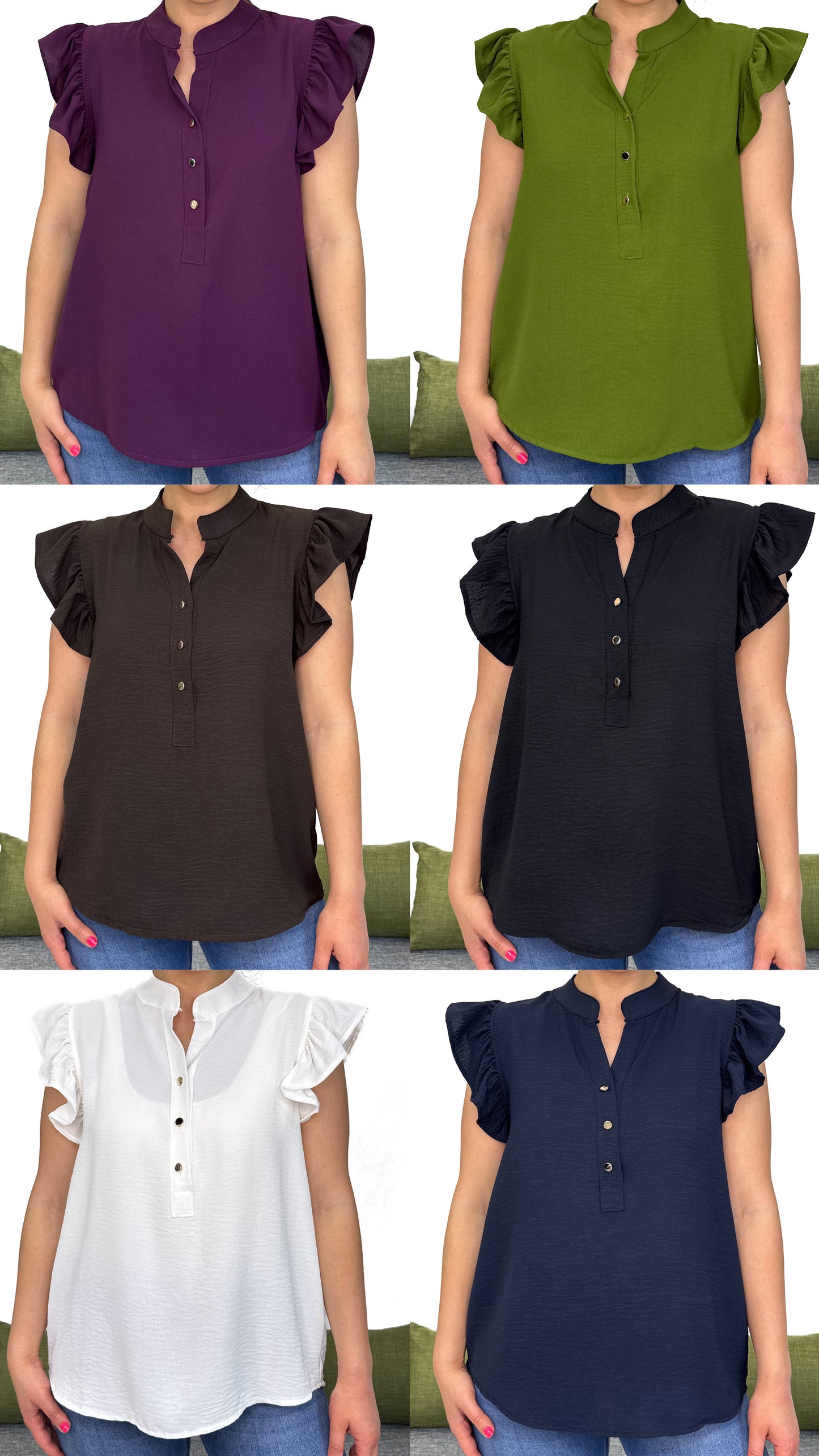 BLUSA MAMBO CON BOTTONCINI