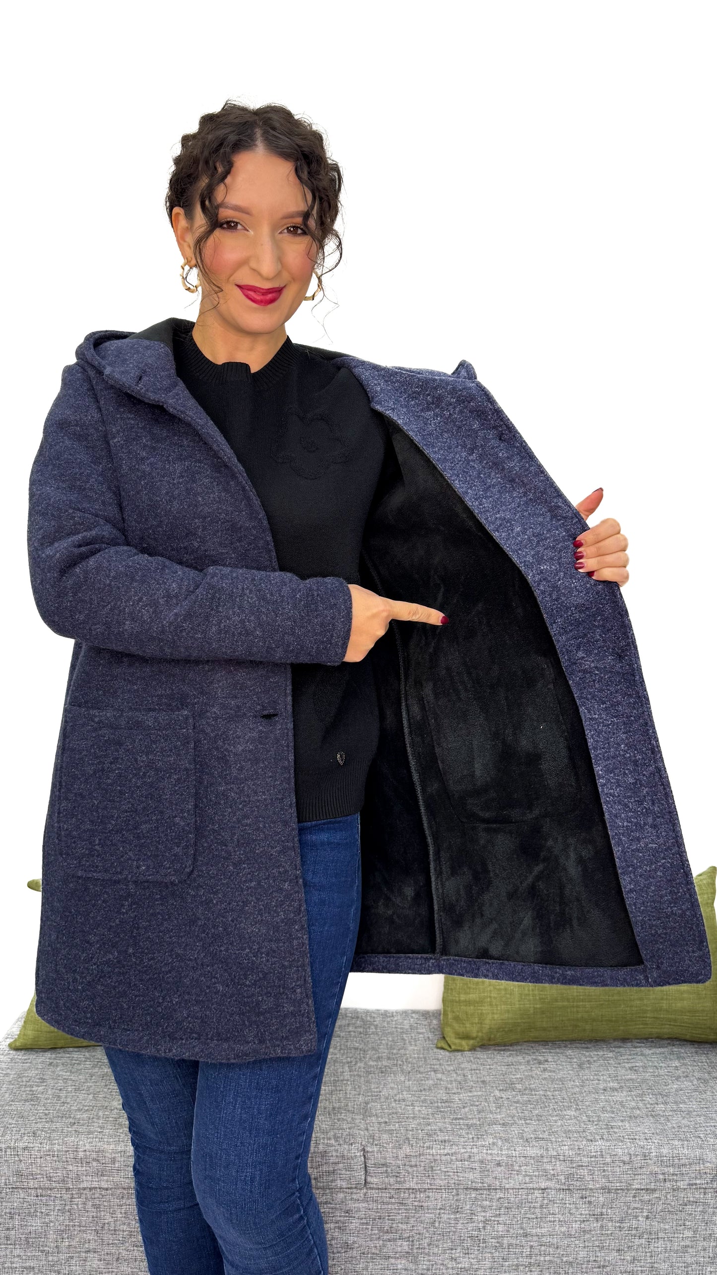 CAPPOTTO BOTTONI con micro pile
