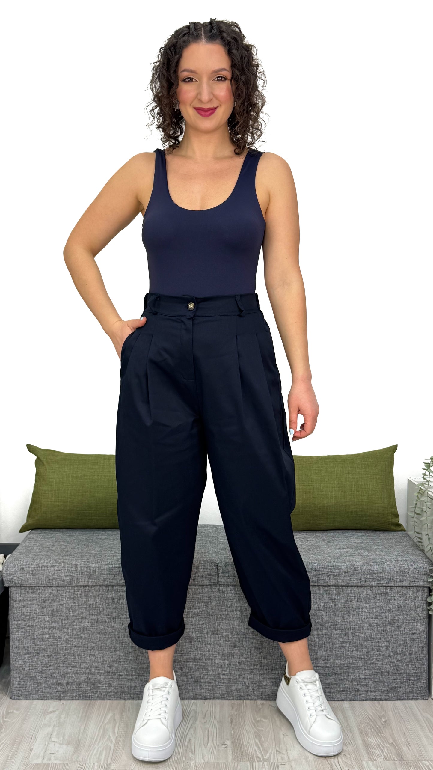 PANTALONE BALLON IN COTONE