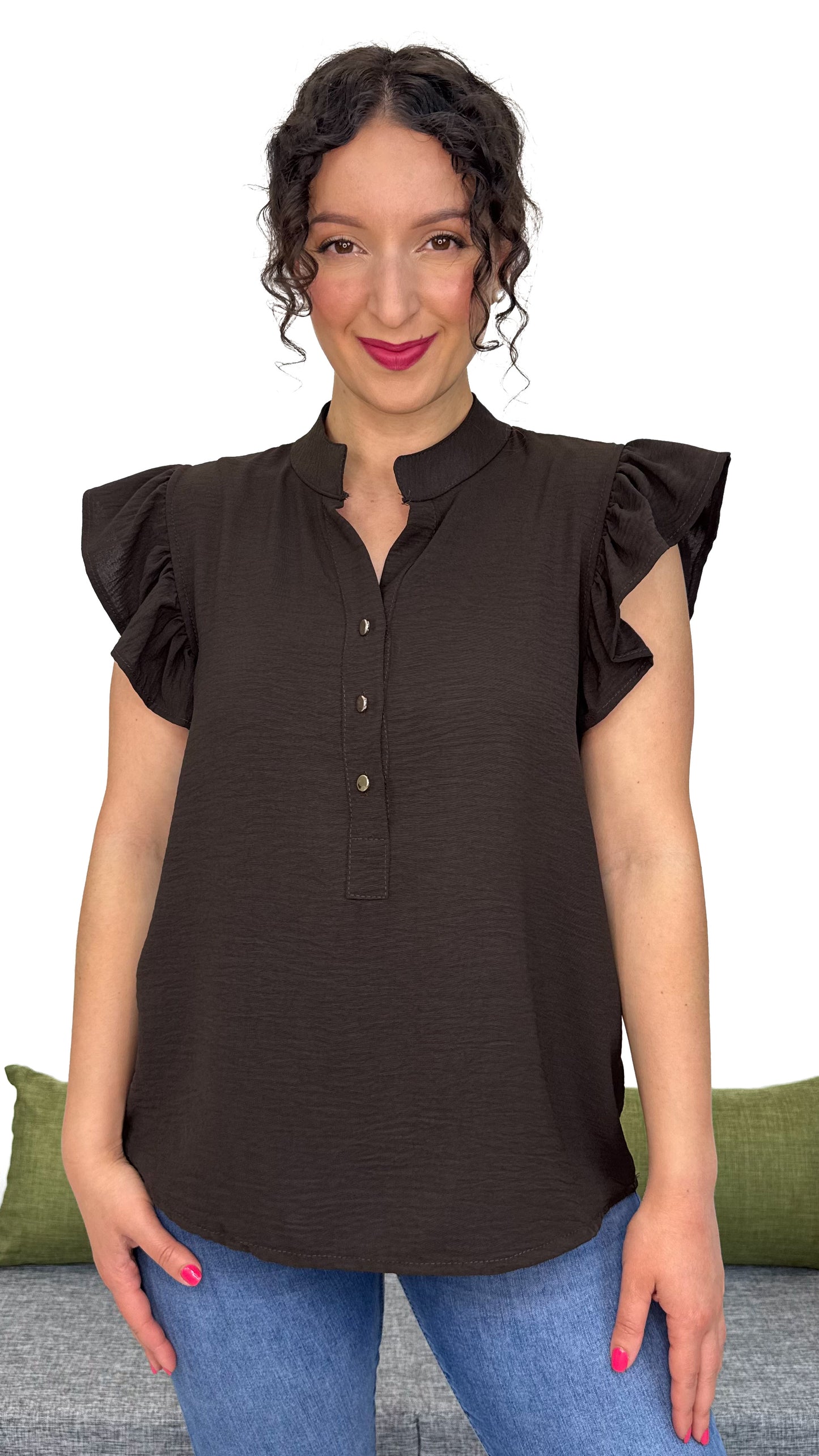 BLUSA MAMBO CON BOTTONCINI