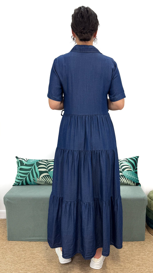 ABITO ROMANTICO IN DENIM