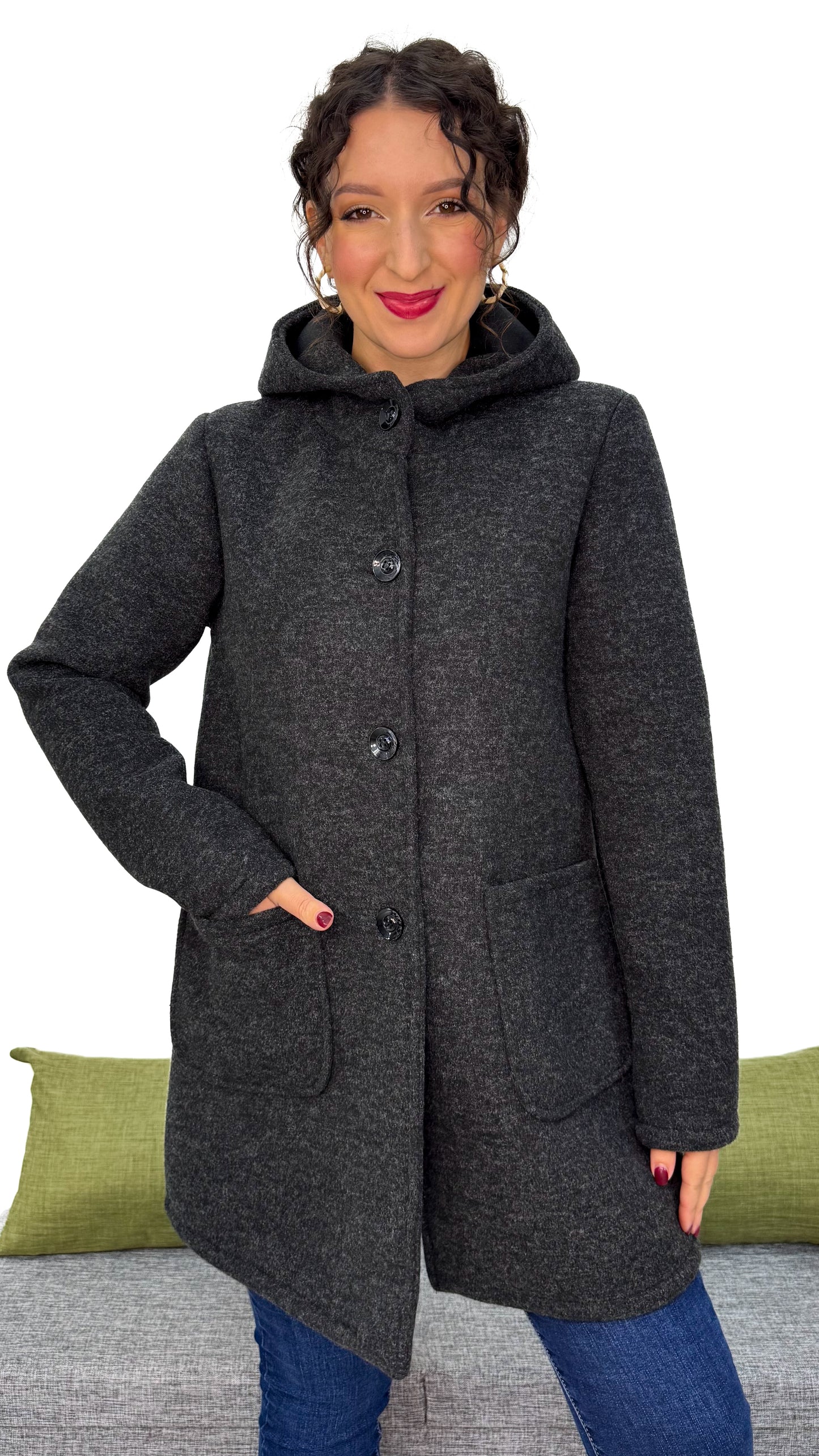 CAPPOTTO BOTTONI con micro pile