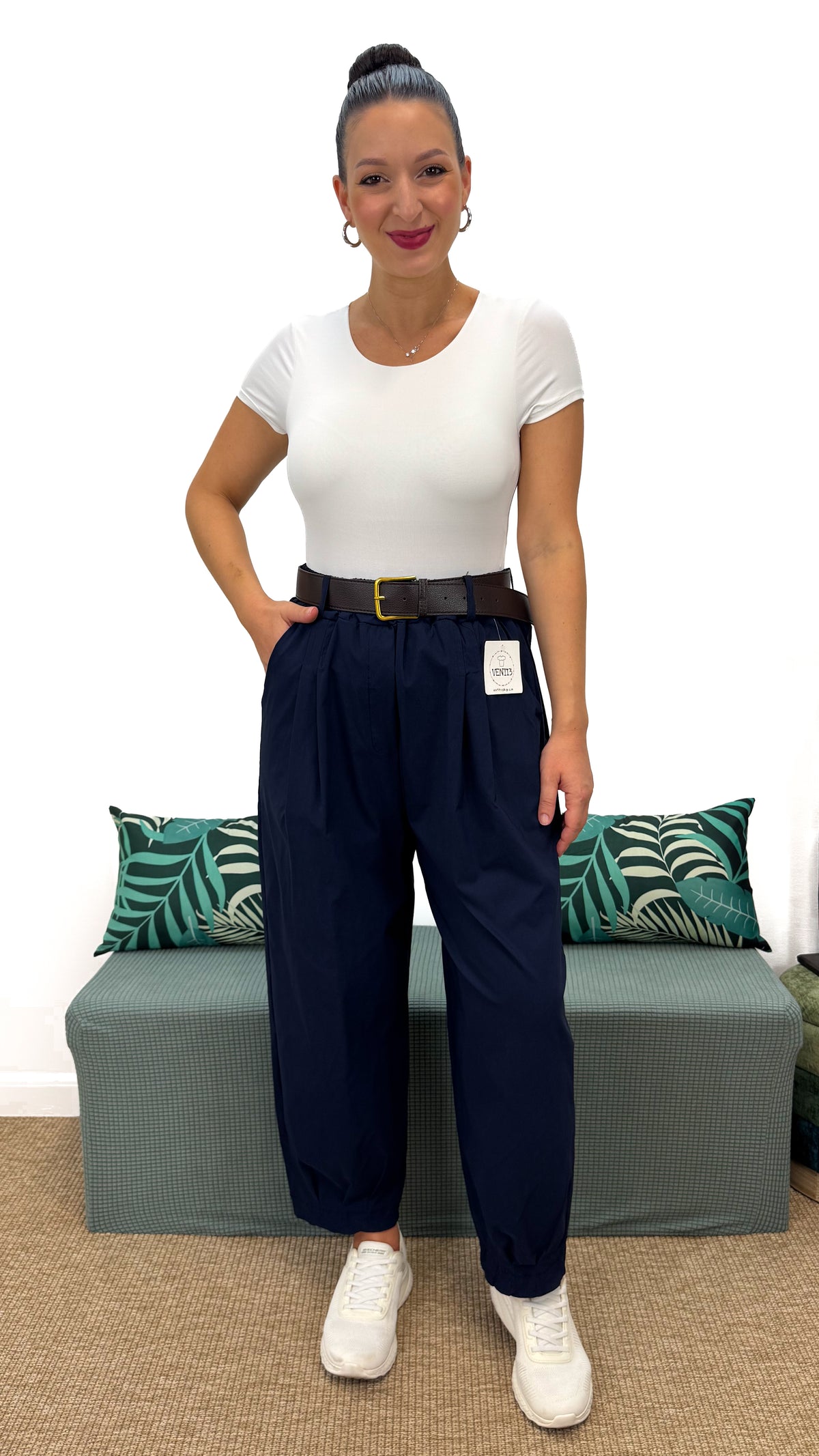 PANTALONE BALLON ELASTICIZZATO