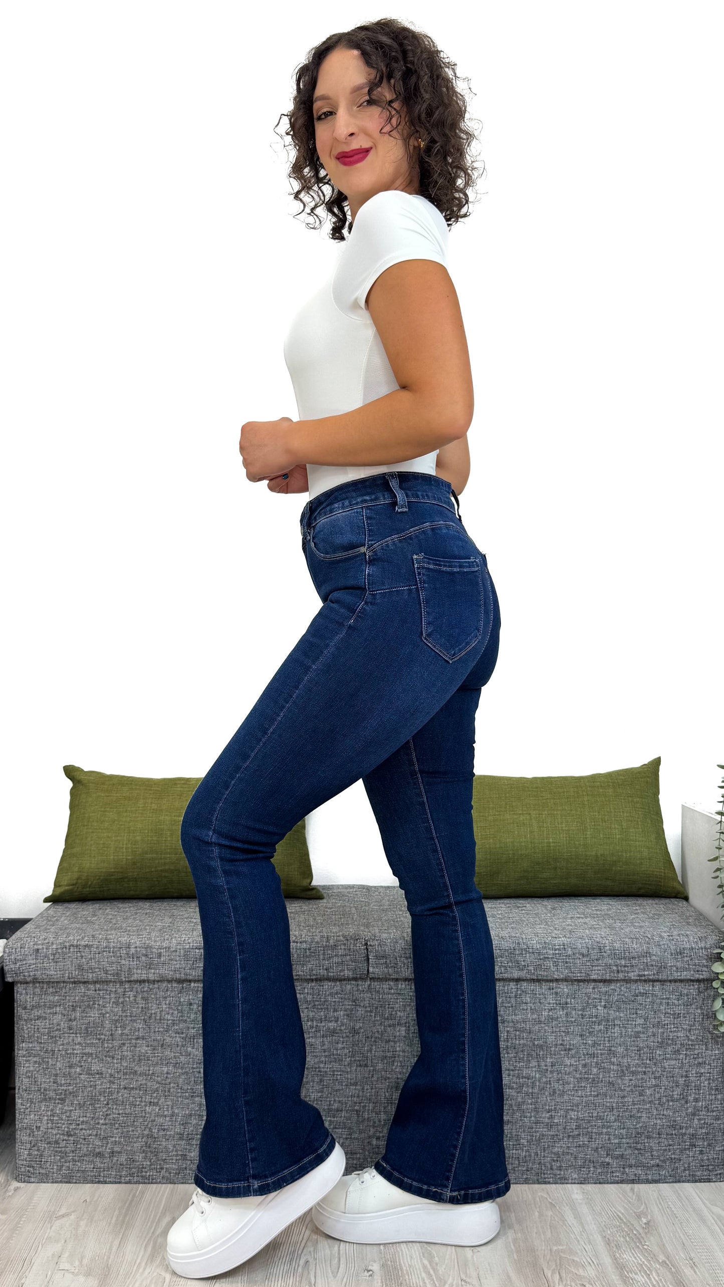 JEANS FLARE EFFETTO -5kg