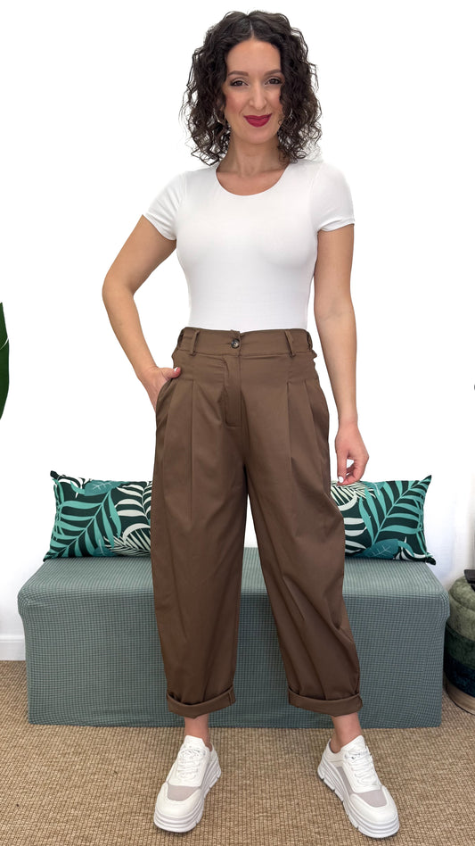PANTALONE BALLON IN COTONE