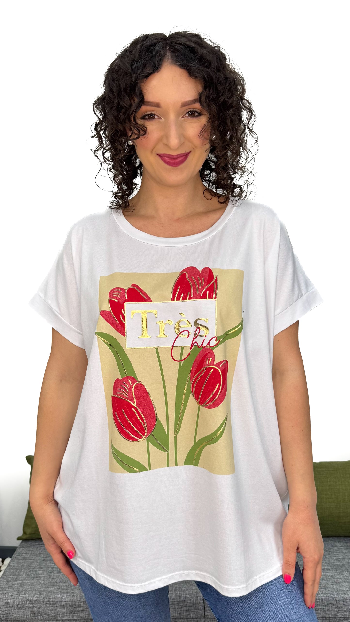 T-SHIRT TULIPANI LINEA MORBIDA