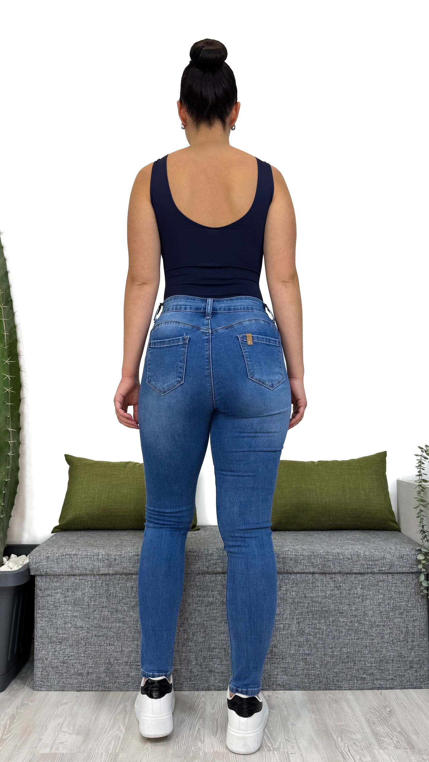JEANS SKINNY EFFETTO -5KG PUSH-UP