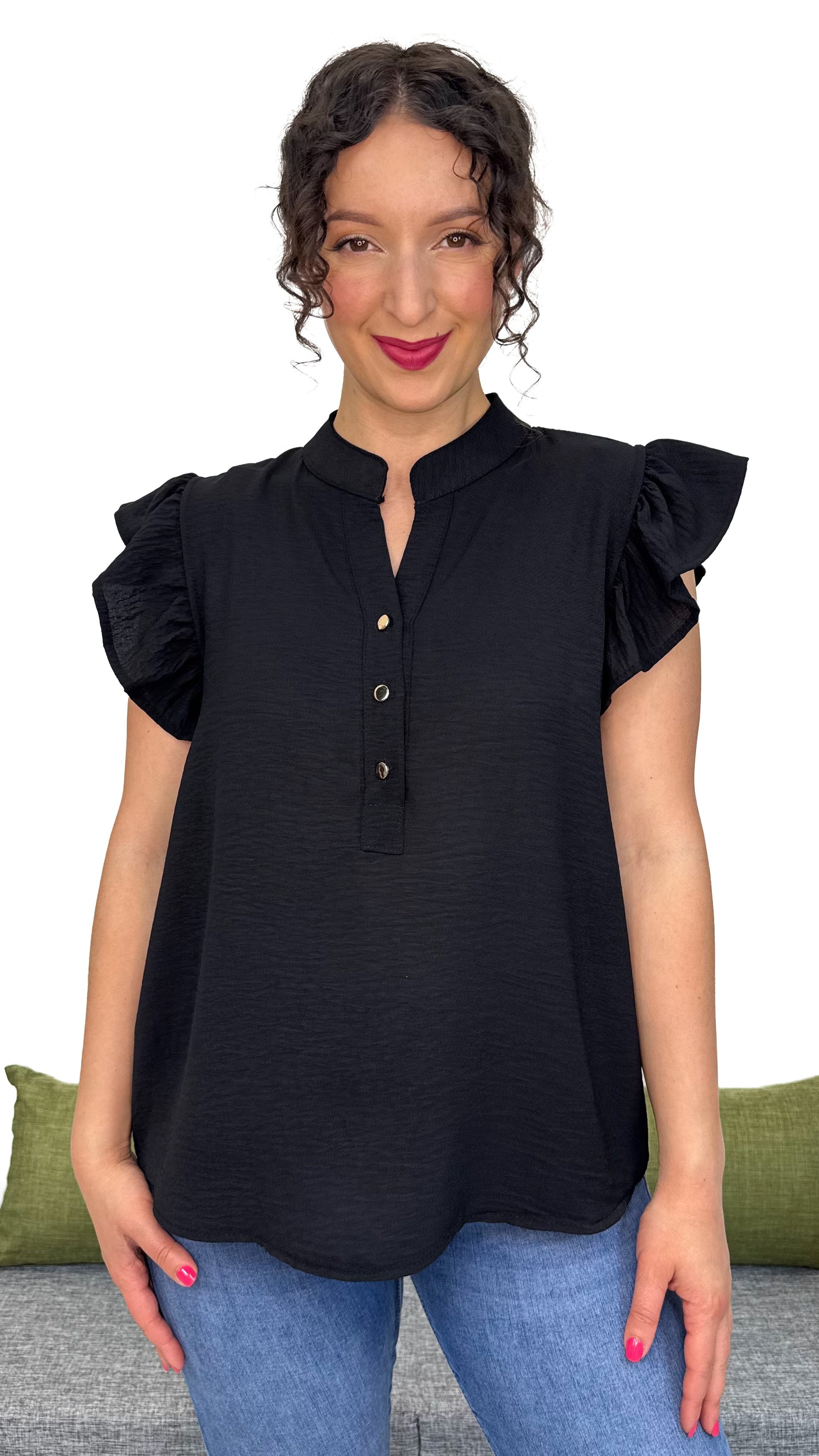 BLUSA MAMBO CON BOTTONCINI