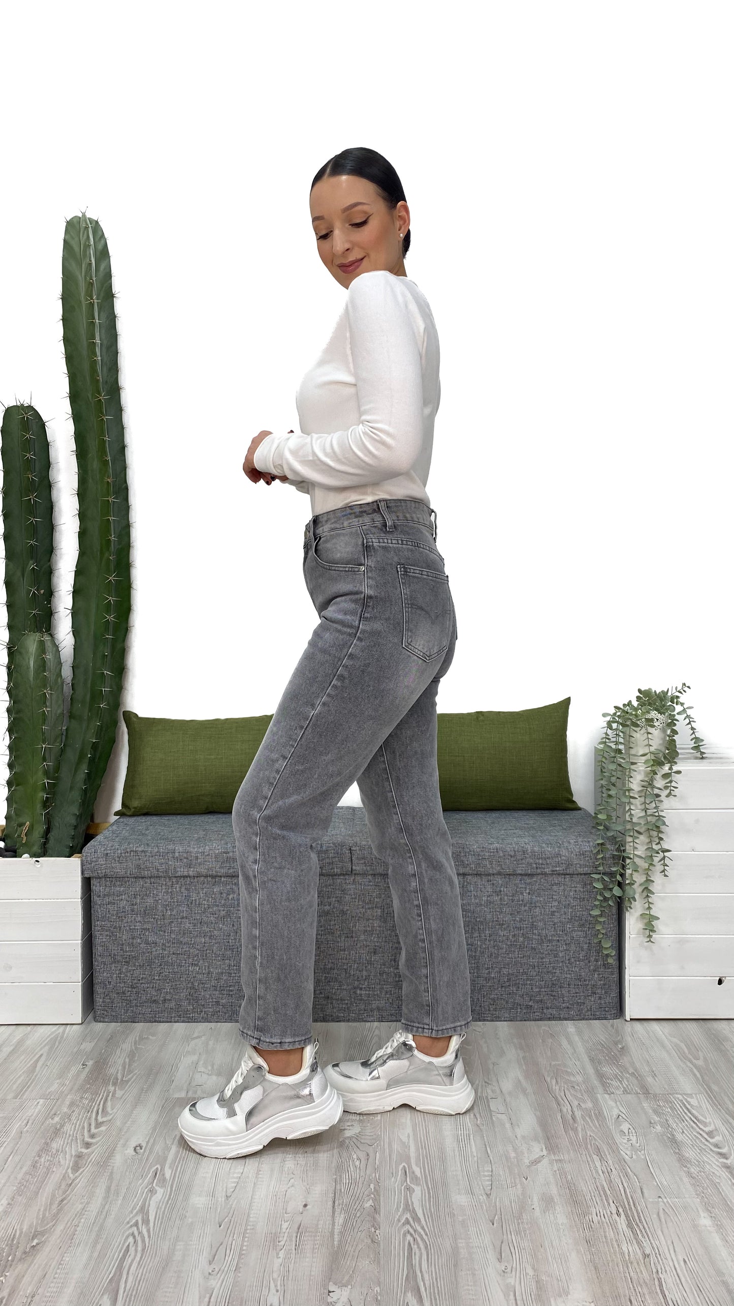 Jeans Grey Regular tgXS