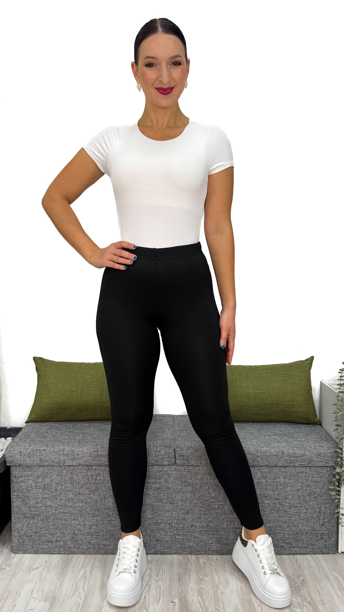 LEGGINGS CON MICROPILE ALL'INTERNO