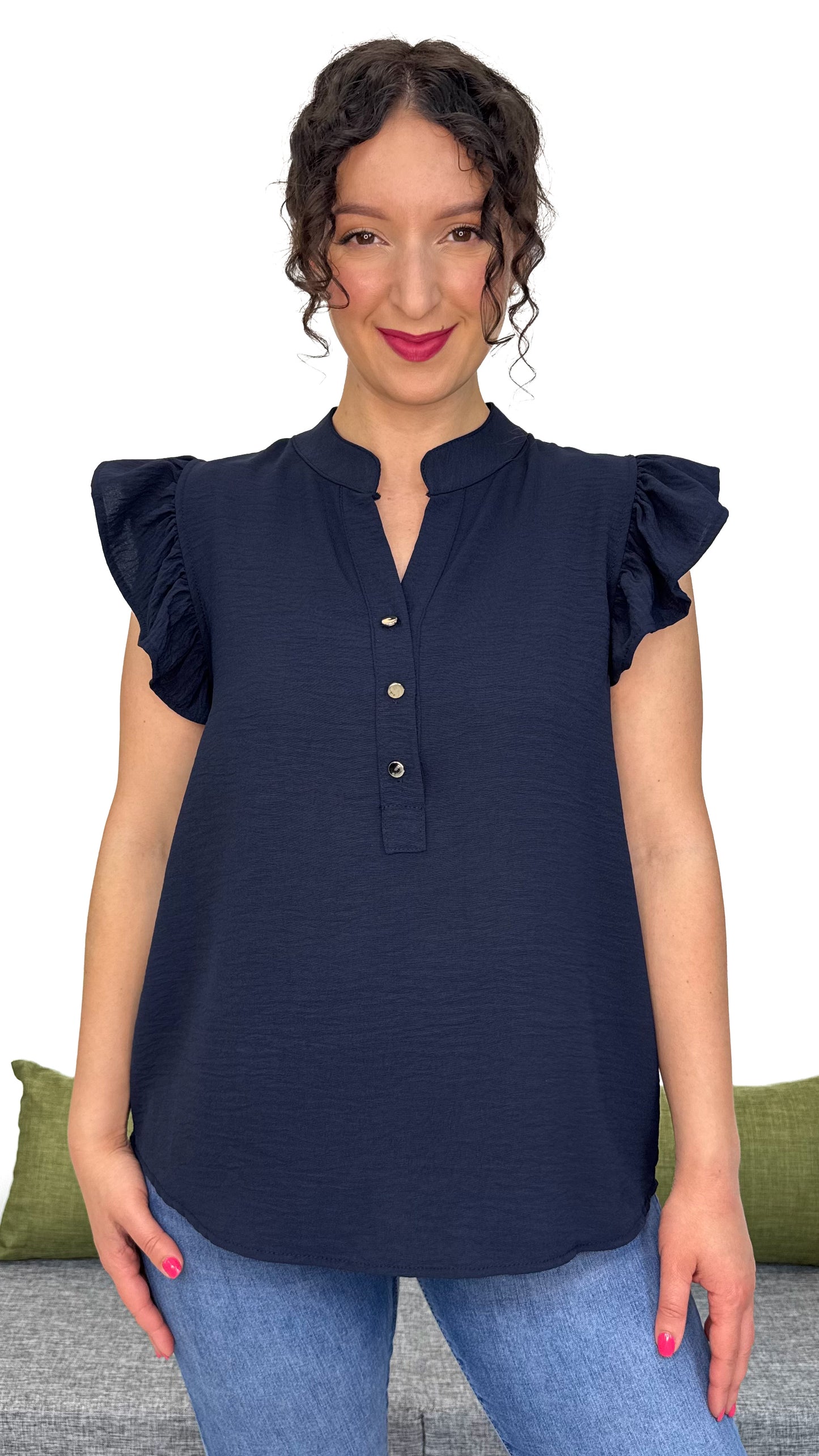 BLUSA MAMBO CON BOTTONCINI