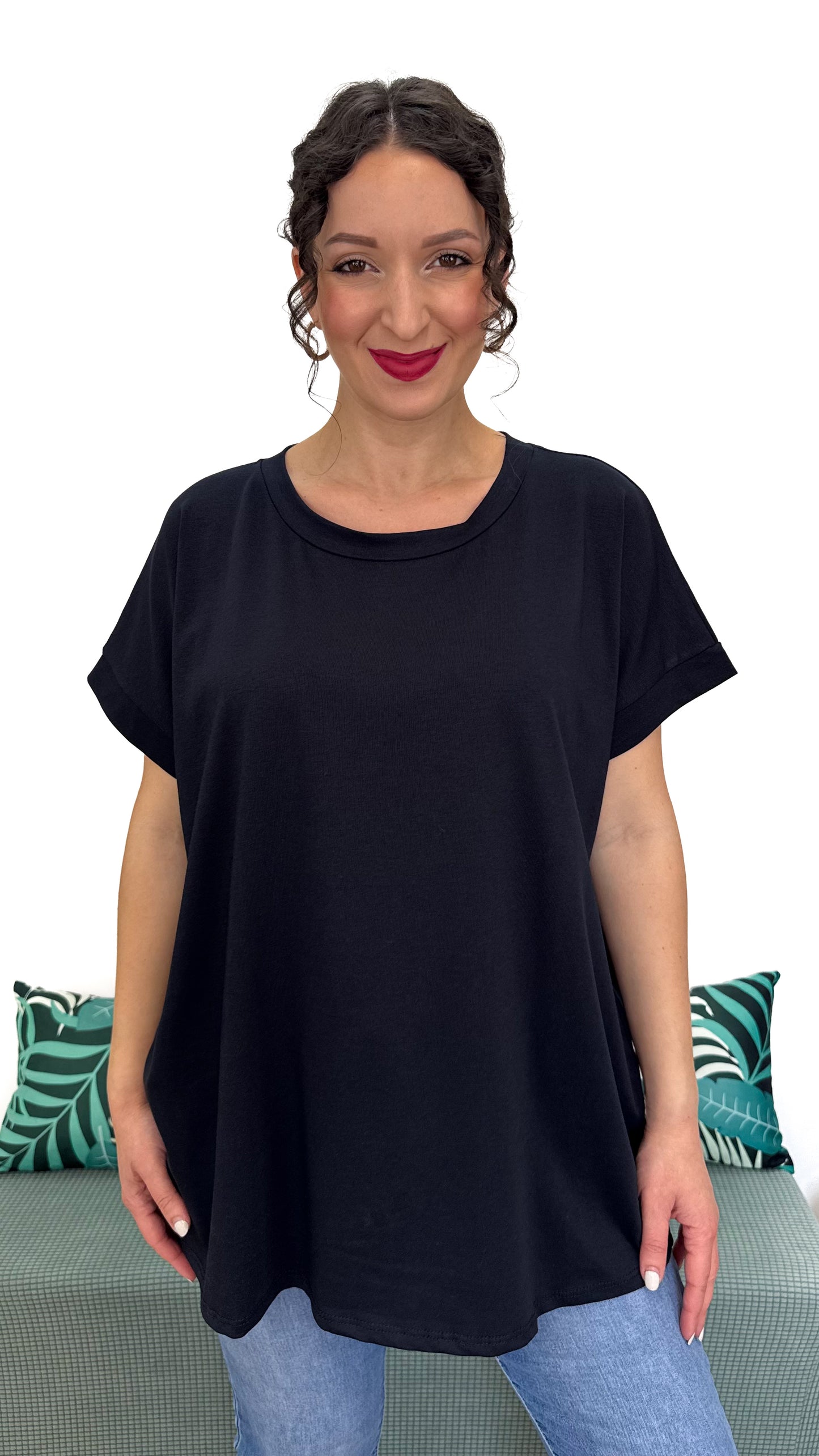T-SHIRT TINTA UNITA LINEA MORBIDA