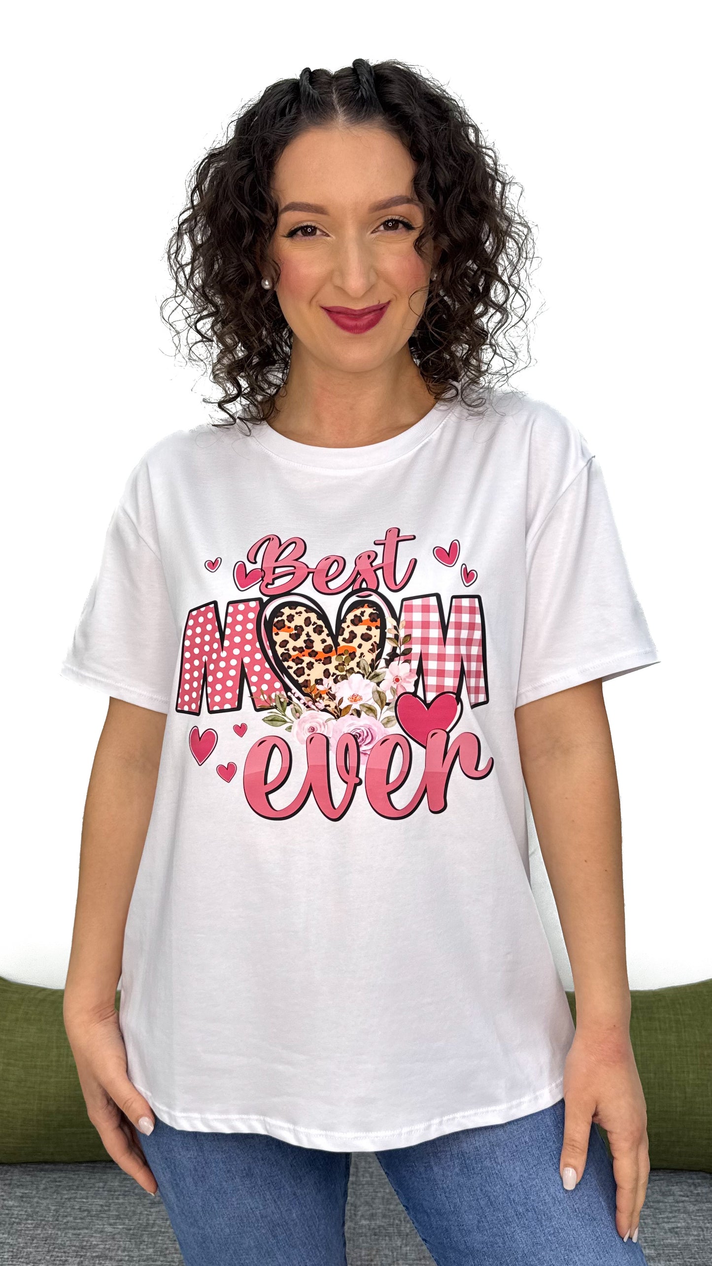 T-SHIRT BEST MOM EVER LINEA MORBIDA