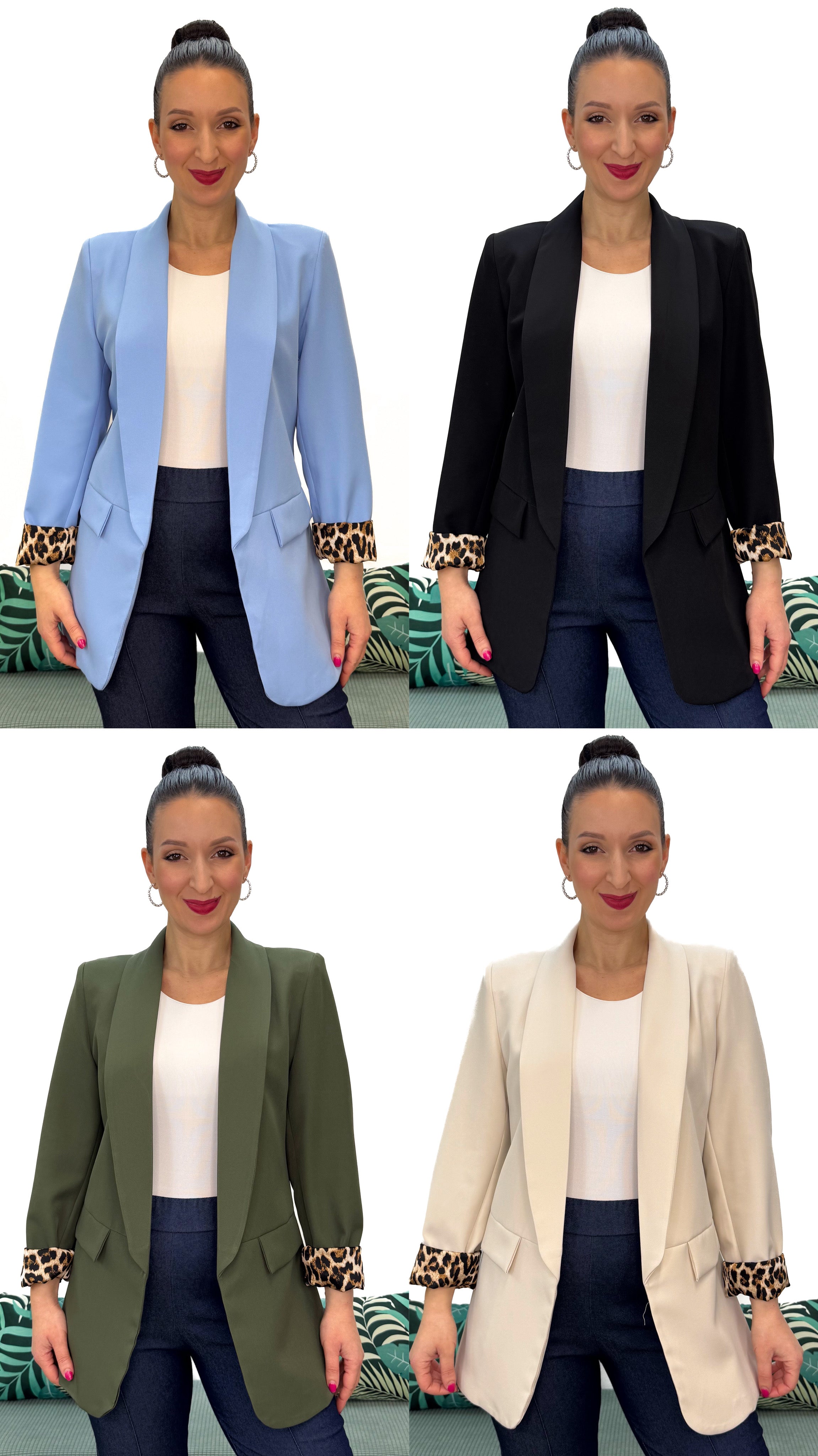 BLAZER FODERATO MACULATO