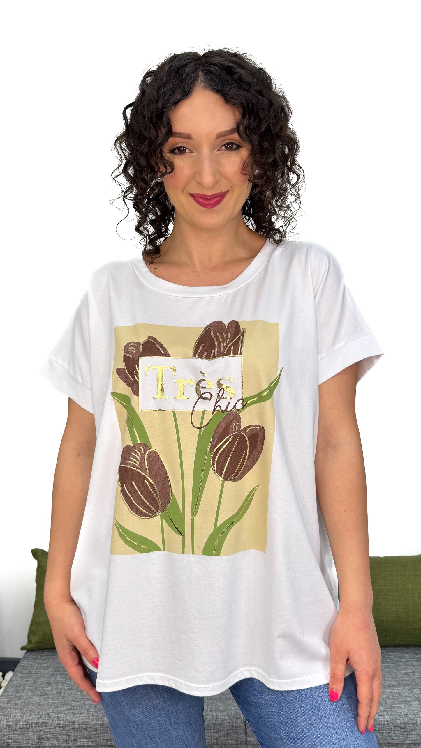 T-SHIRT TULIPANI LINEA MORBIDA