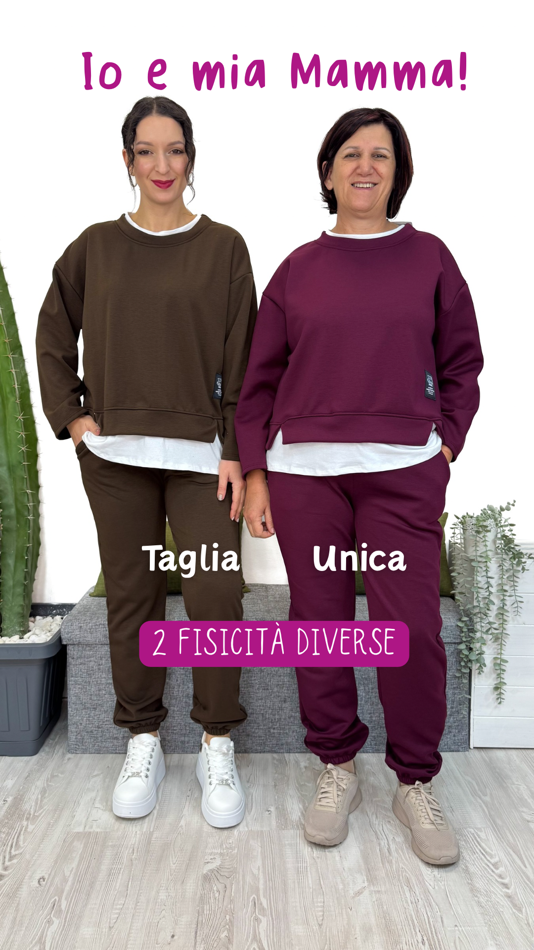 TUTA FELPATA CON BORDINO