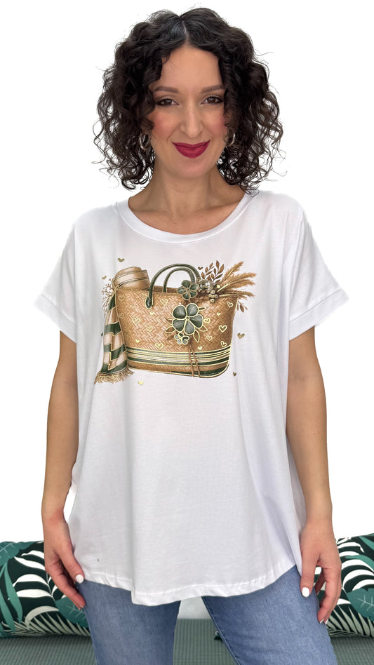 T-SHIRT SUMMER BAG LINEA MORBIDA