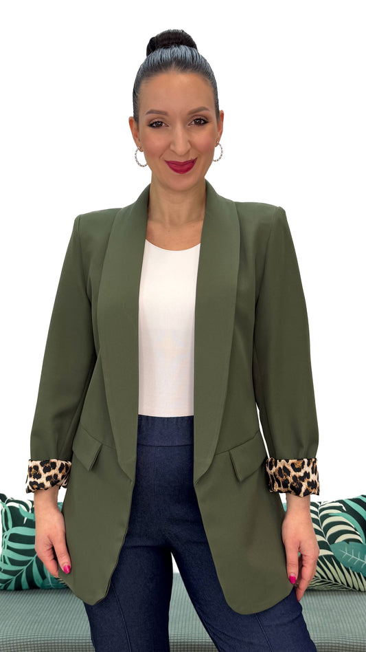 BLAZER FODERATO MACULATO