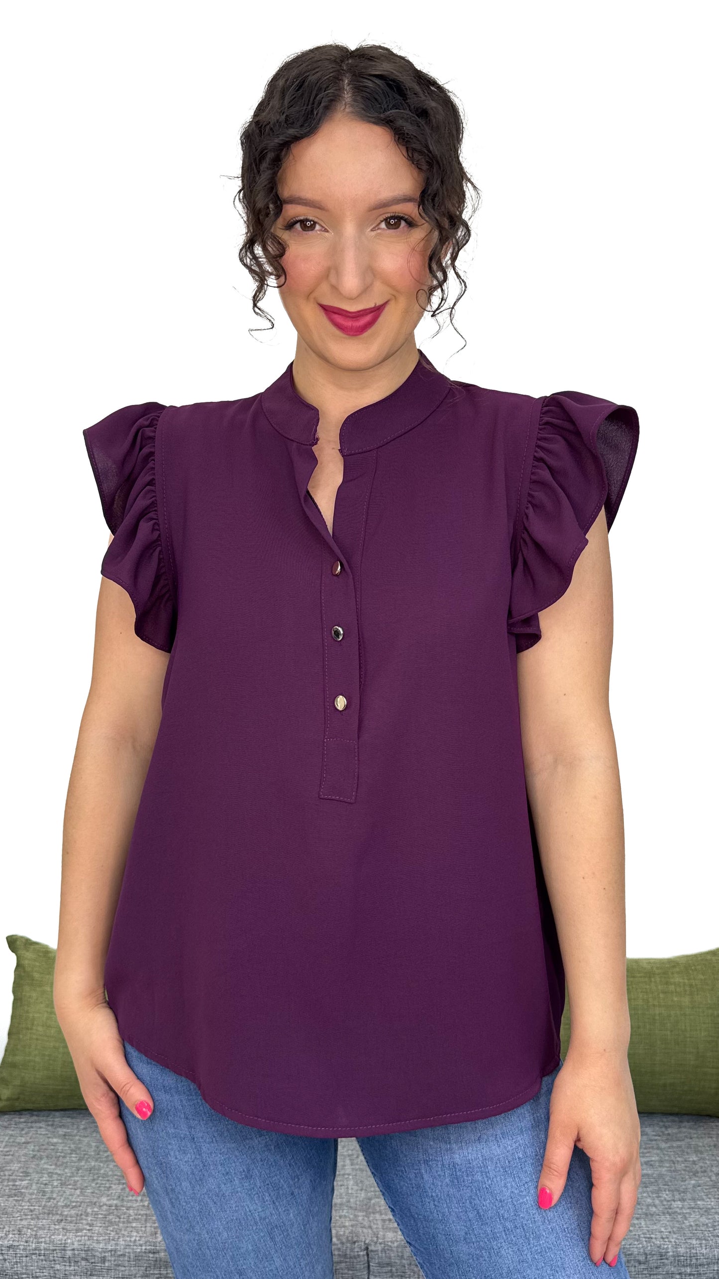 BLUSA MAMBO CON BOTTONCINI