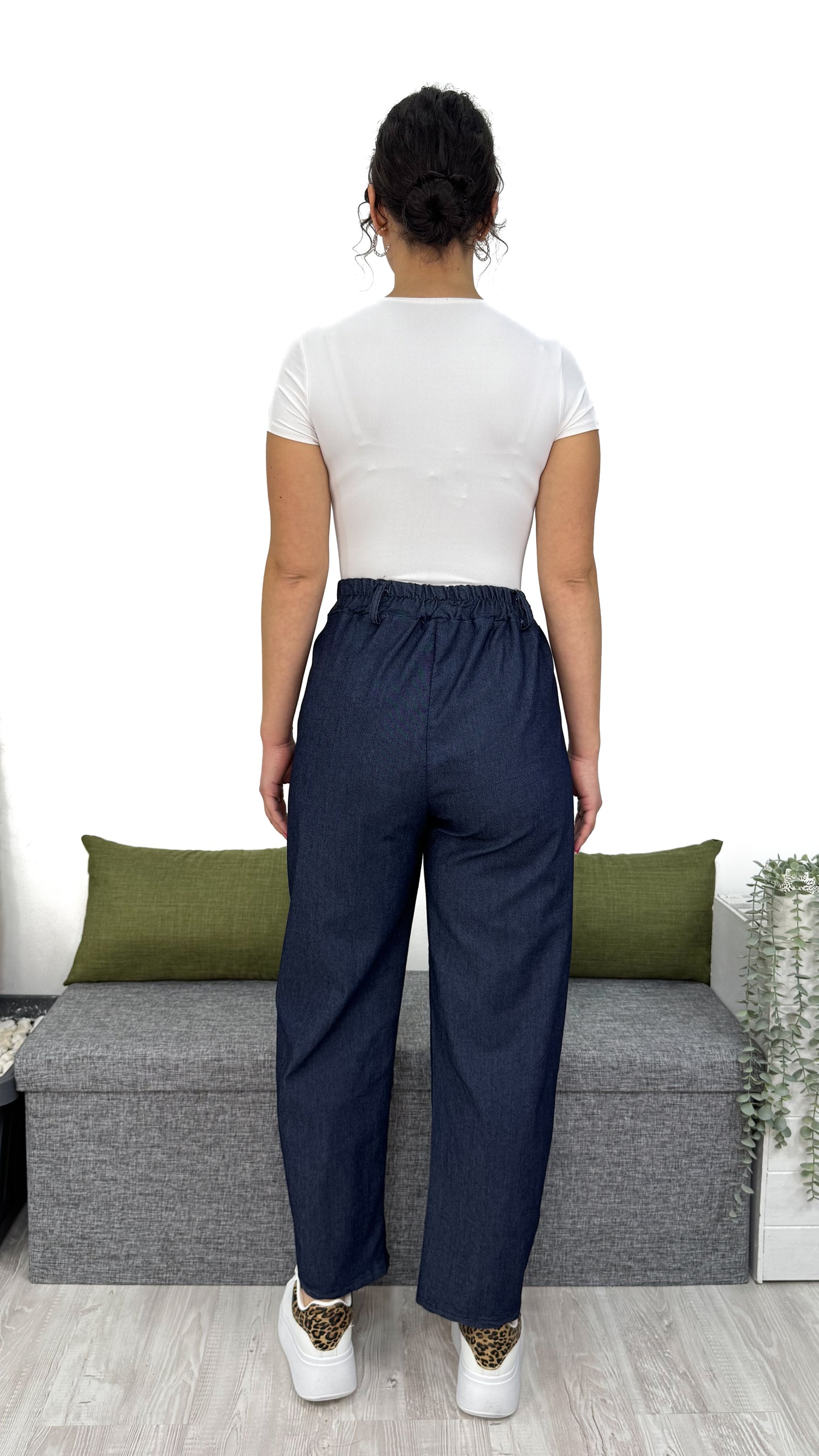 PANTALONE IN MORBIDO DENIM