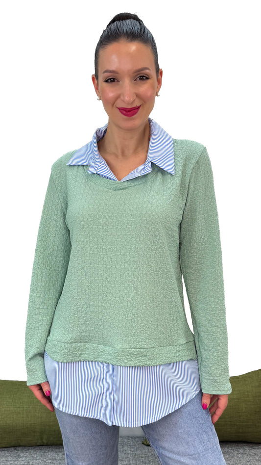 MAGLIA ELEGANZA CAMICIA