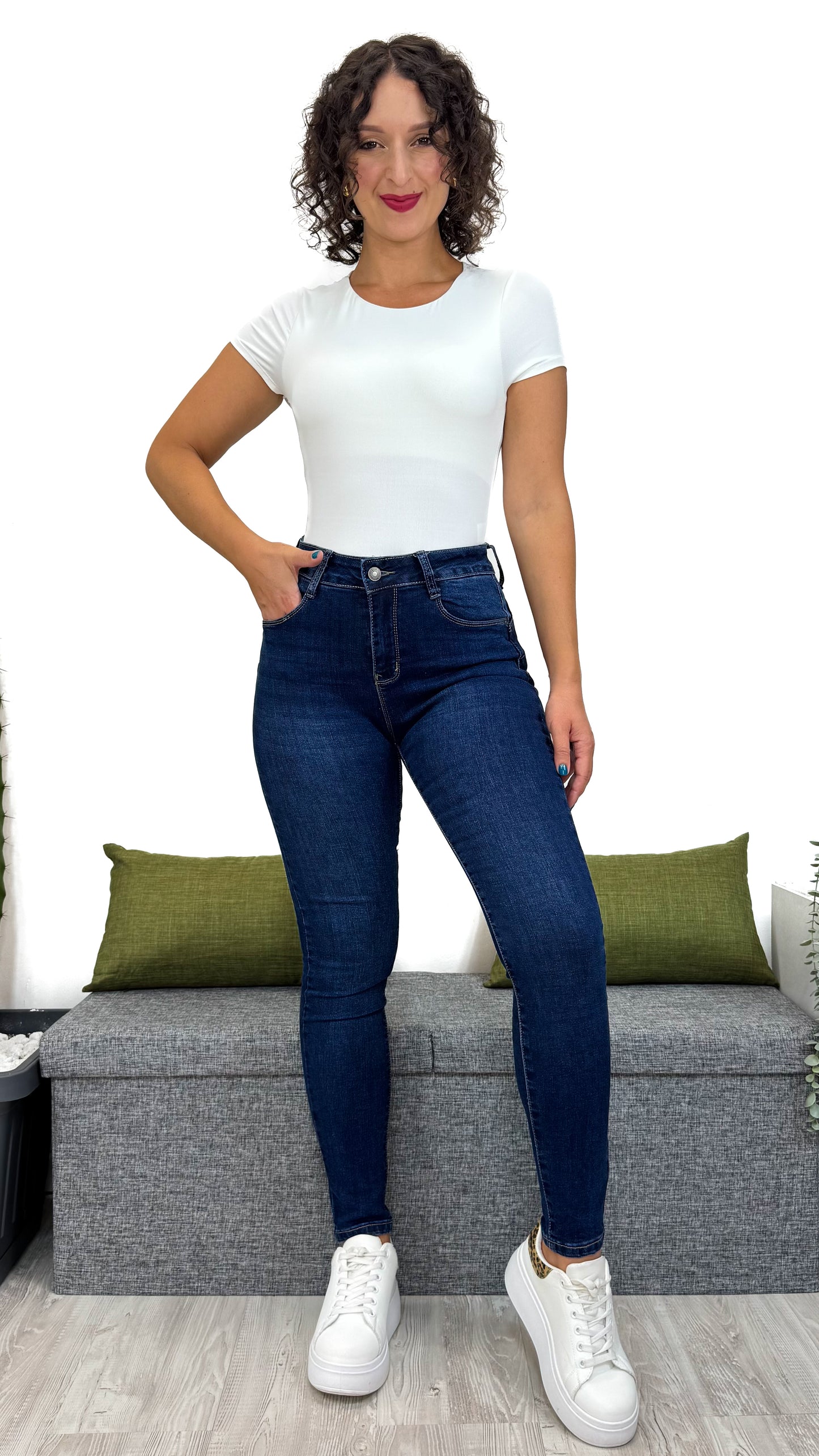 JEANS SKINNY EFFETTO -5KG