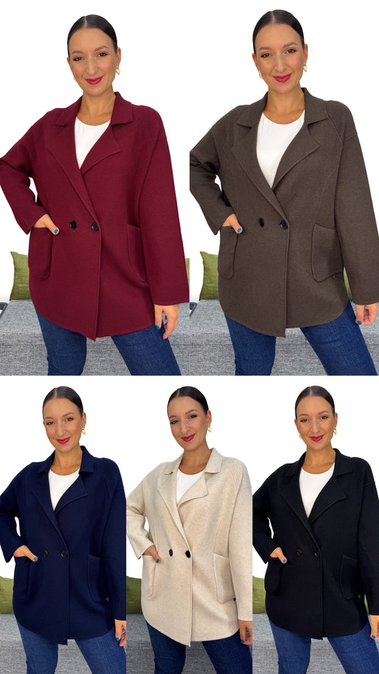 CARDIGAN/BLAZER IN MAGLIA