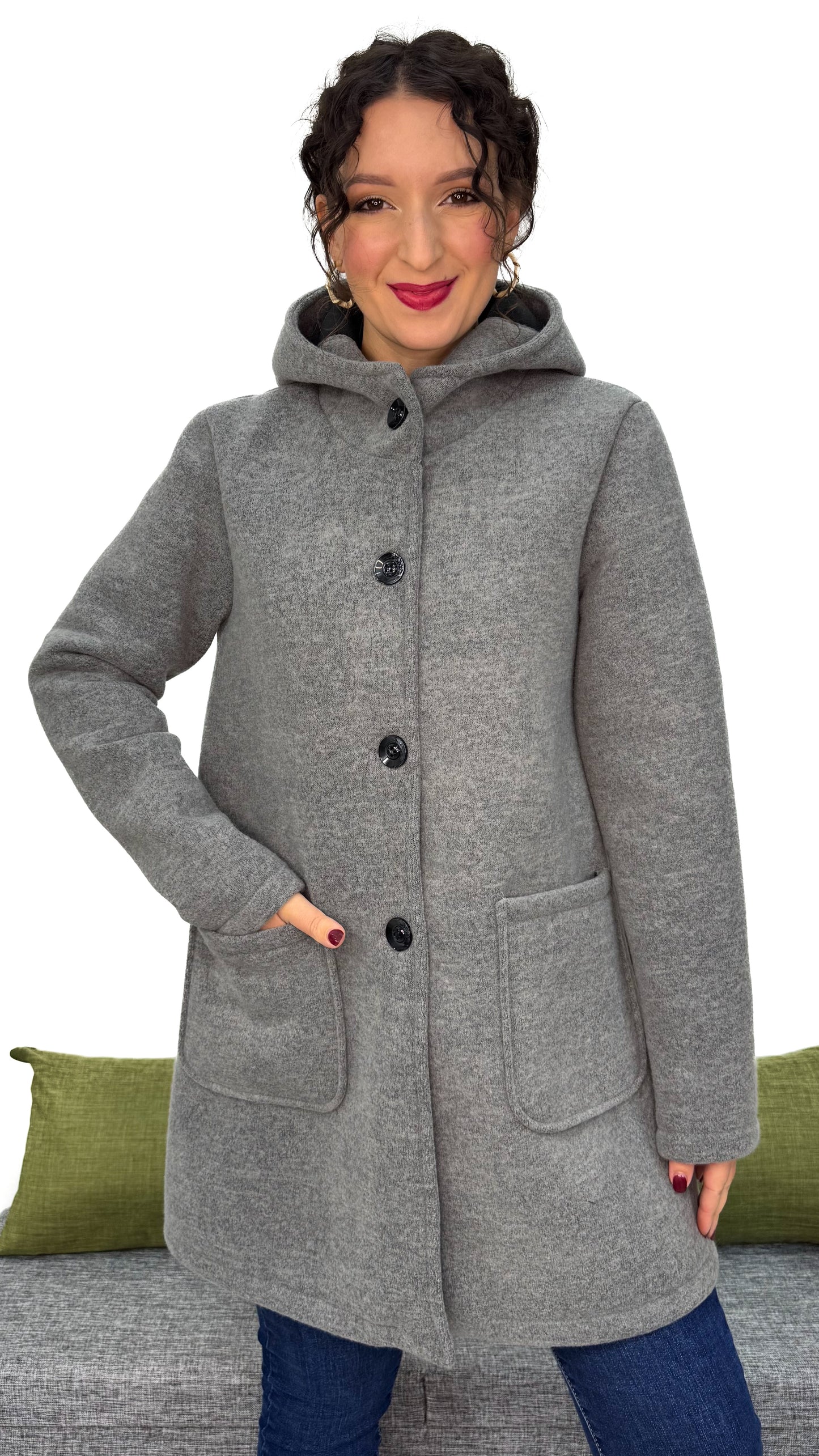 CAPPOTTO BOTTONI con micro pile