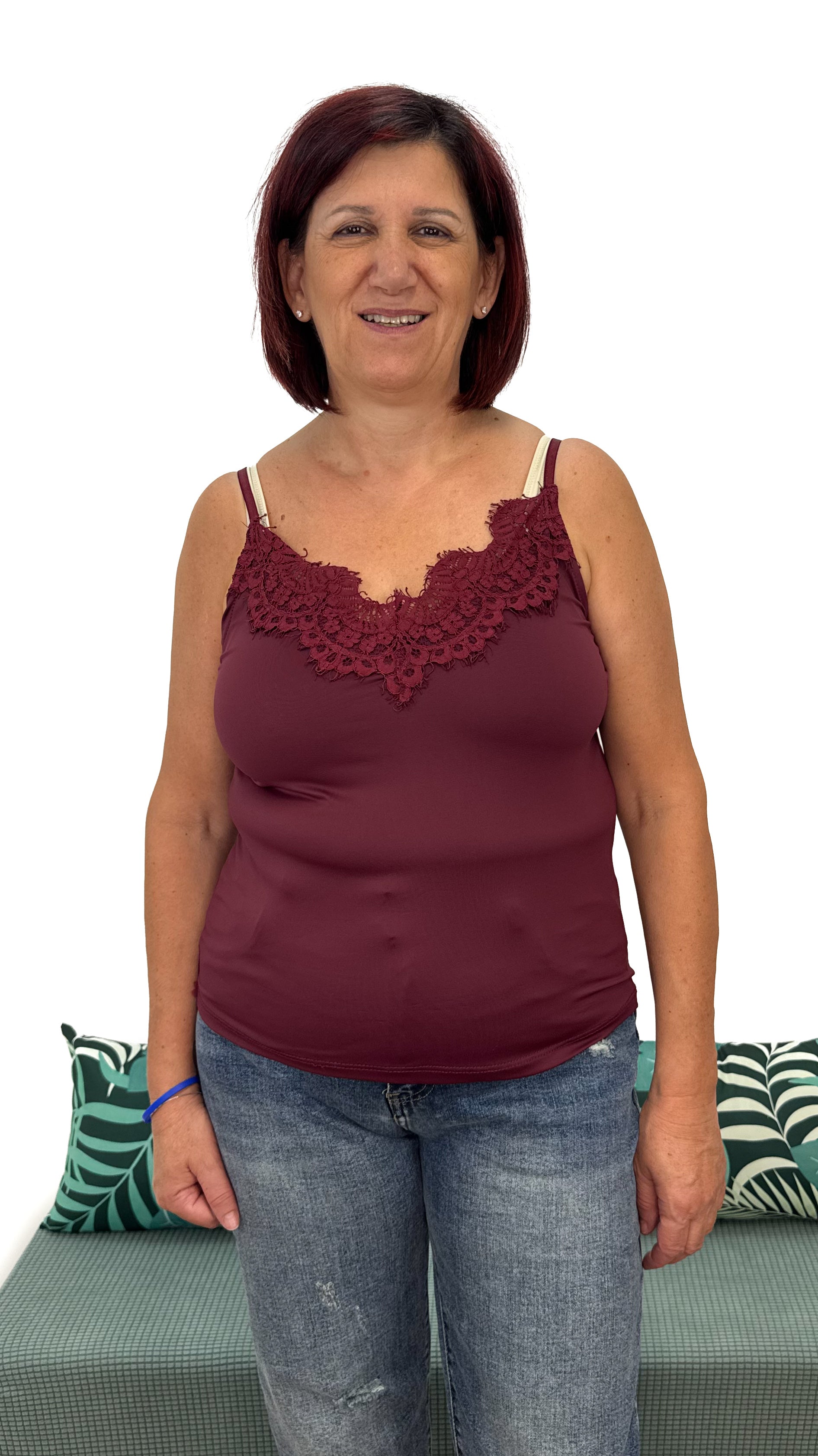 TOP SOTTOGIACCA CON PIZZO
