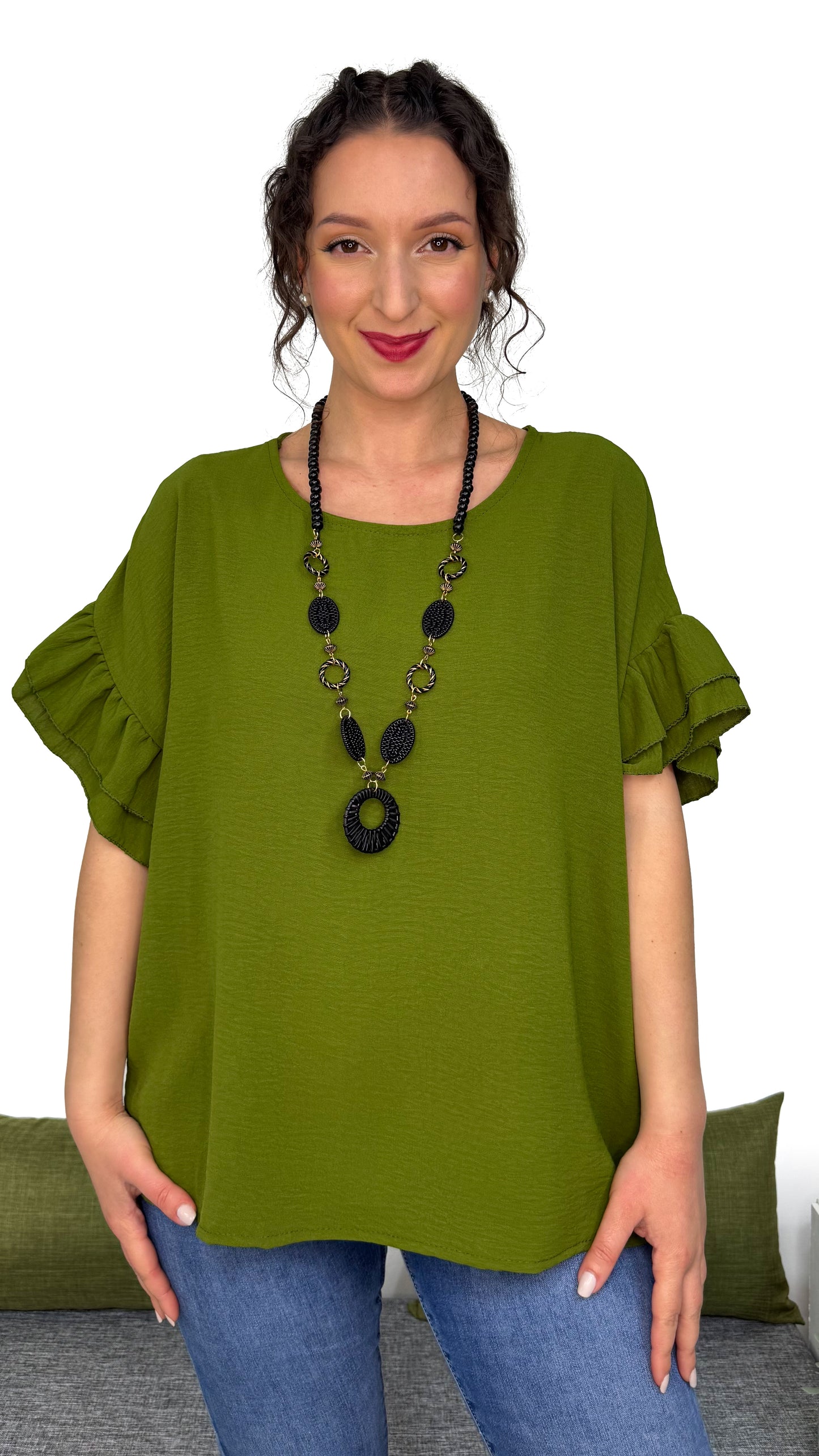 BLUSA MAMBO con collanina