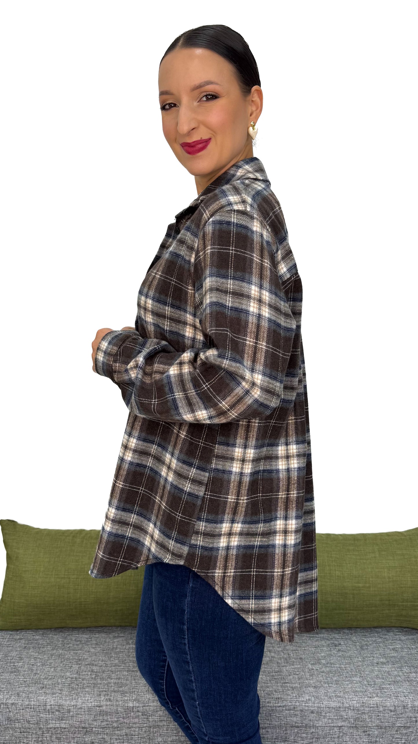 CAMICIA QUADRI IN FLANELLA