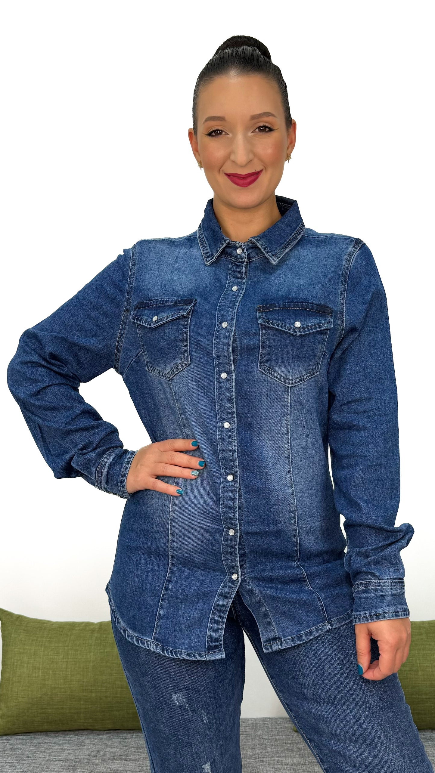 CAMICIA DI JEANS XXXL
