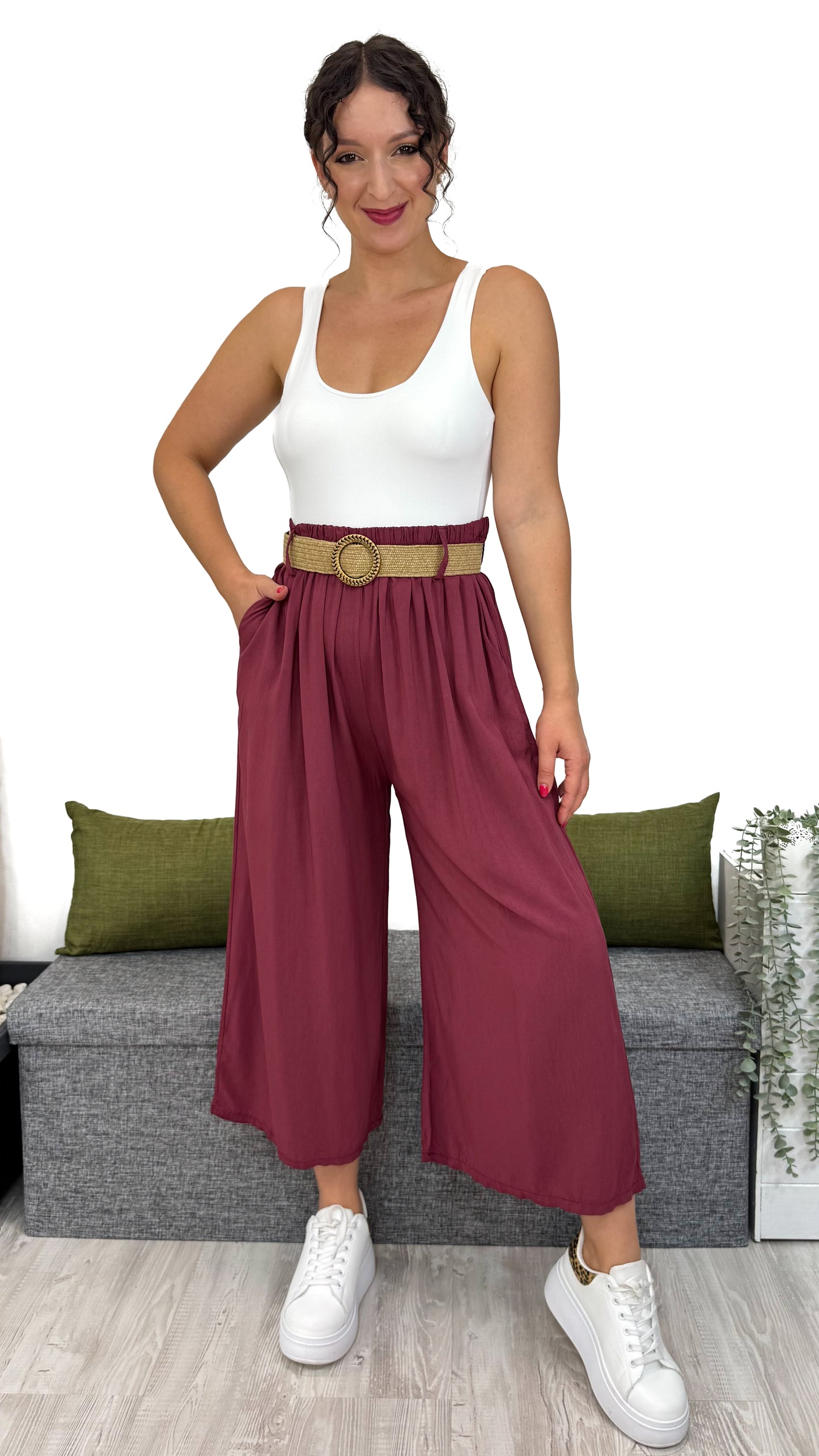 PANTALONE A 3/4 FRESCO