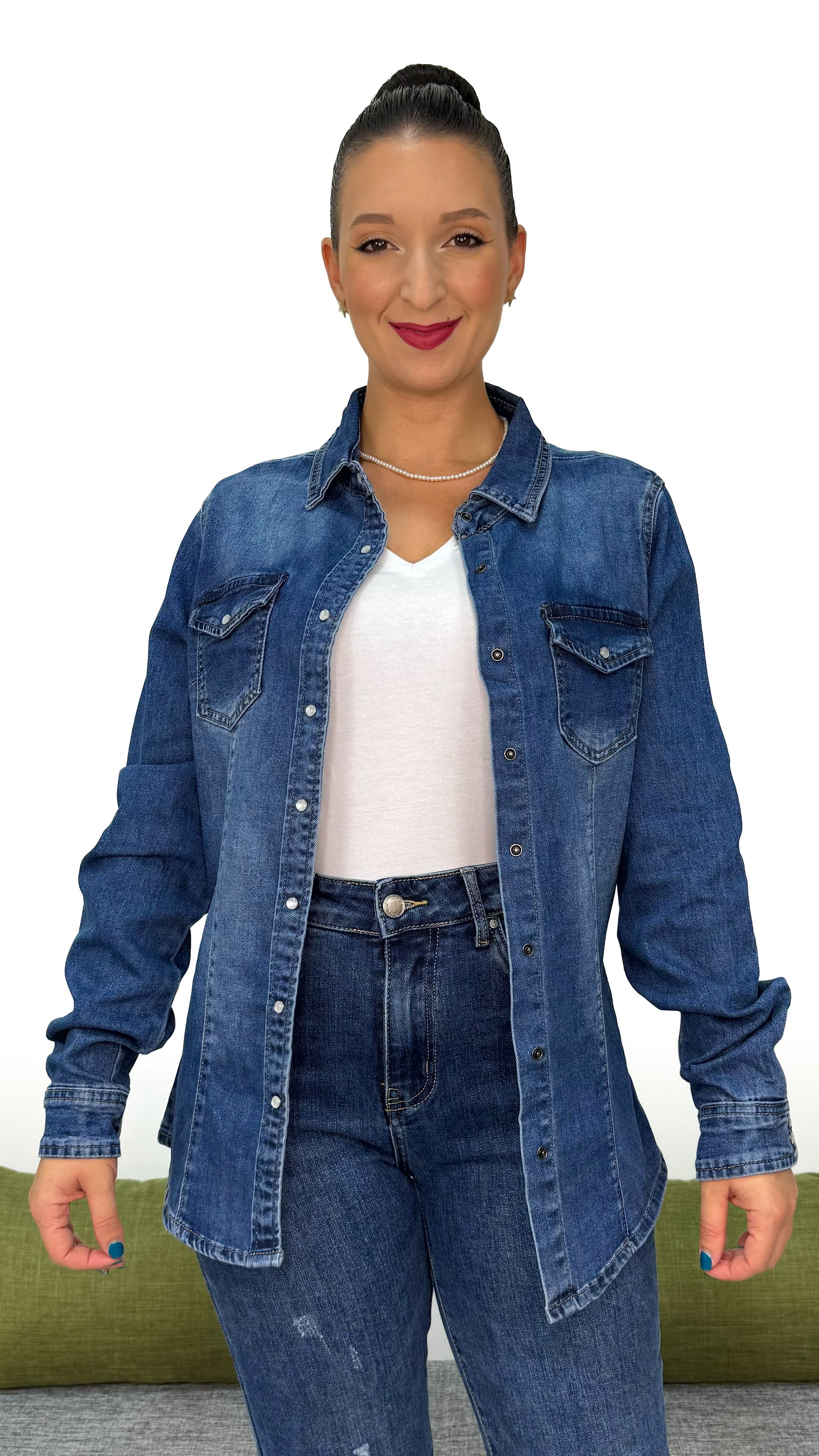 CAMICIA DI JEANS XXXL