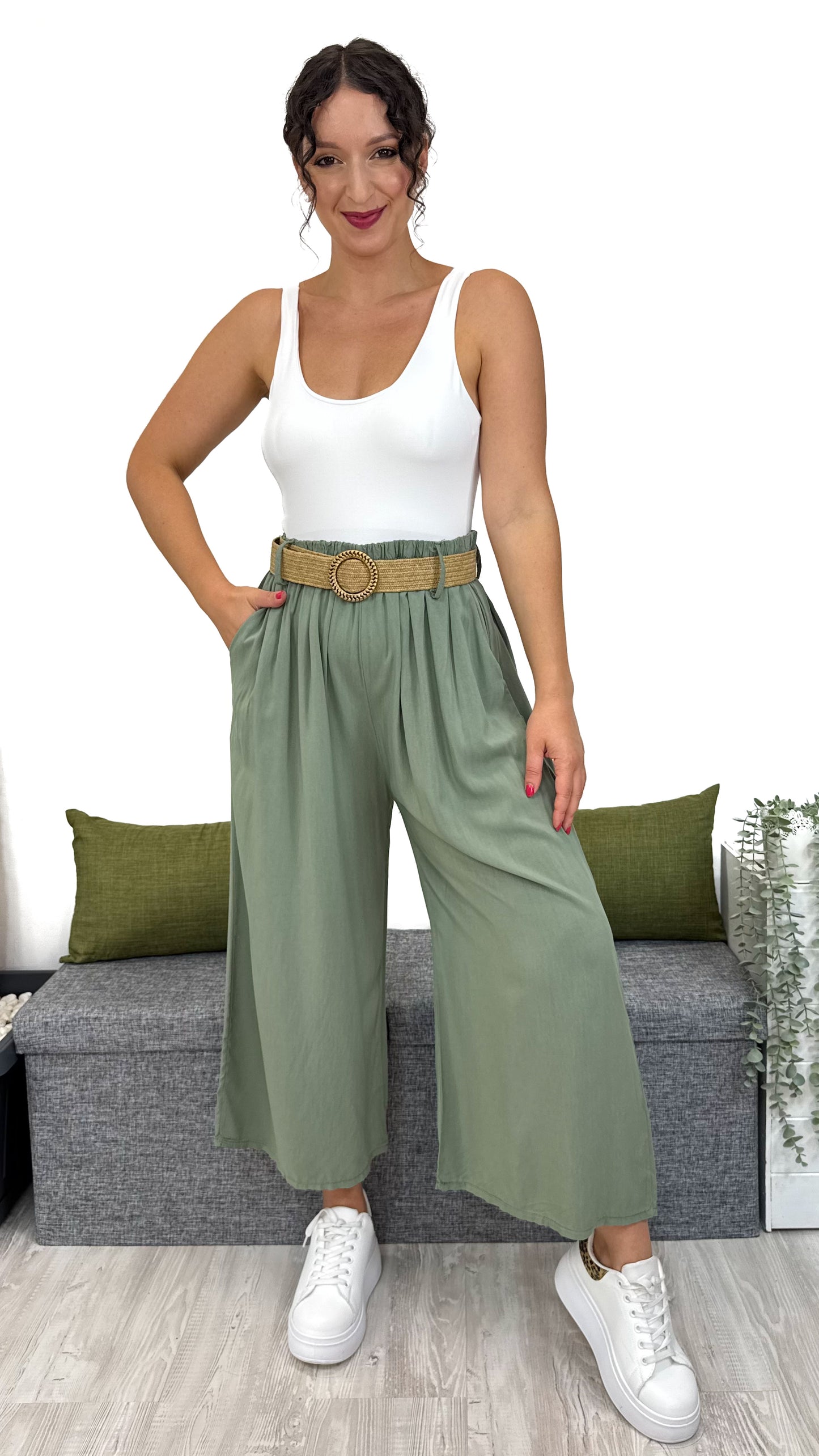 PANTALONE A 3/4 FRESCO