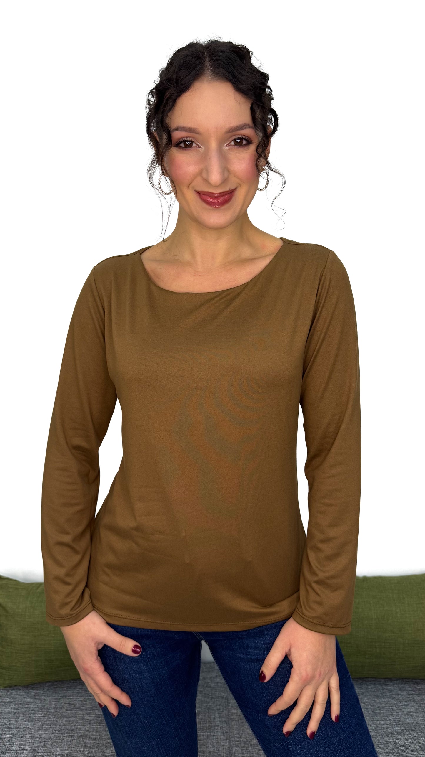 MAGLIA BASIC TINTA UNITA