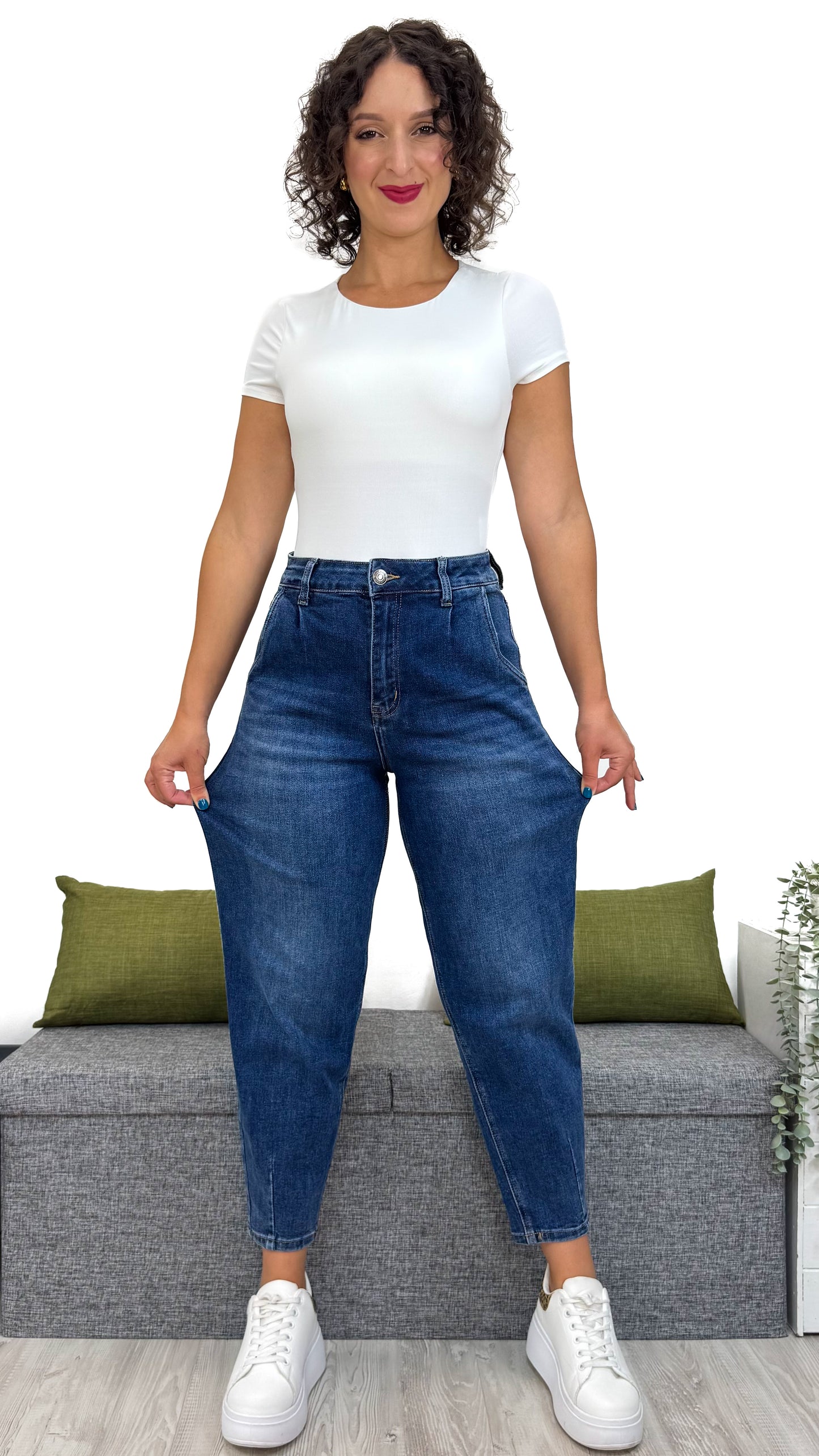 JEANS BALLON BLU