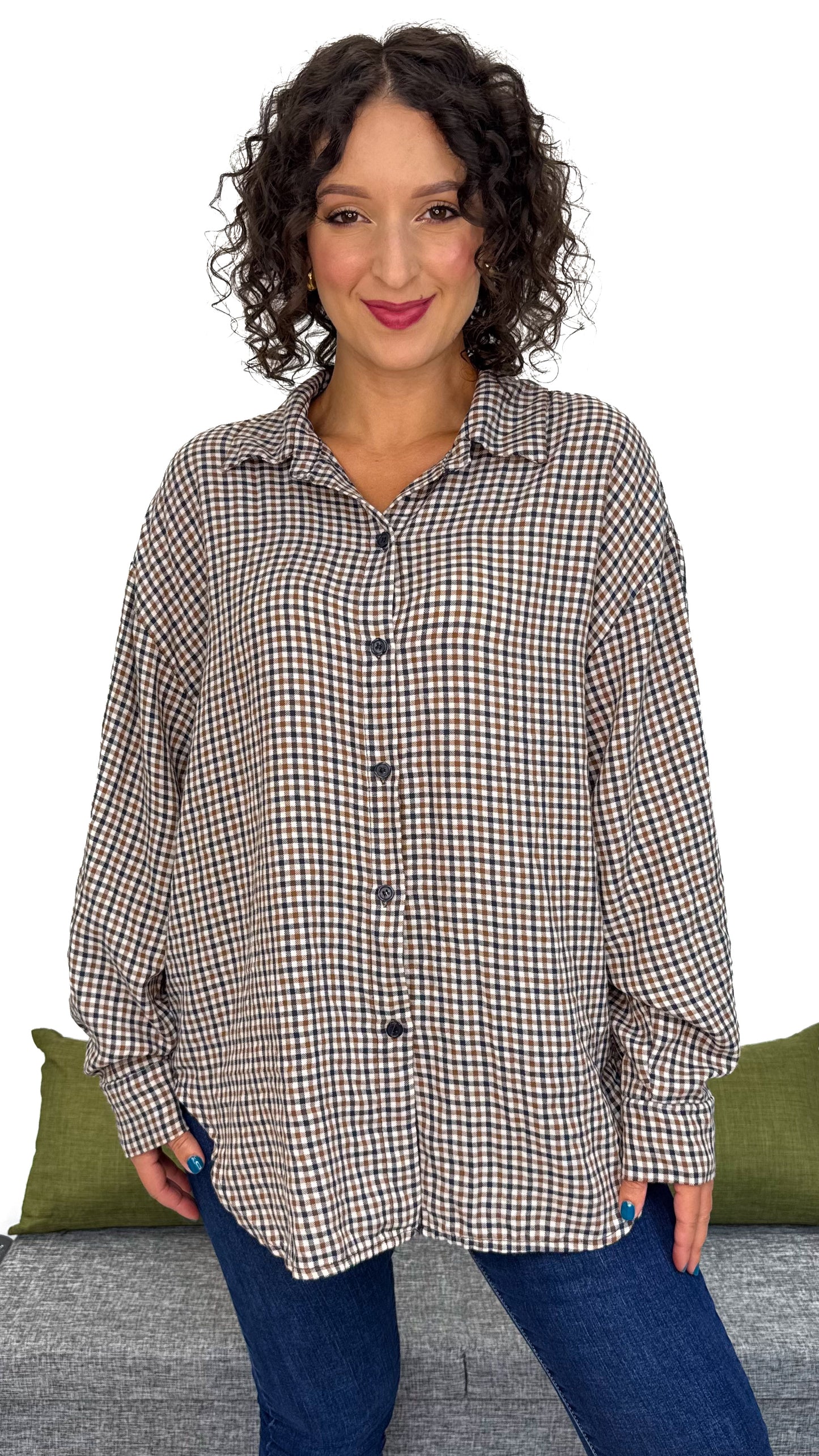 CAMICIA MORBIDA A QUADRI