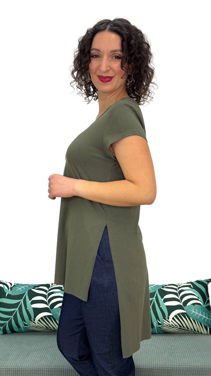 T-SHIRT ASIMMETRICA