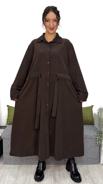 ABITO CAMICIONE IN VELLUTO