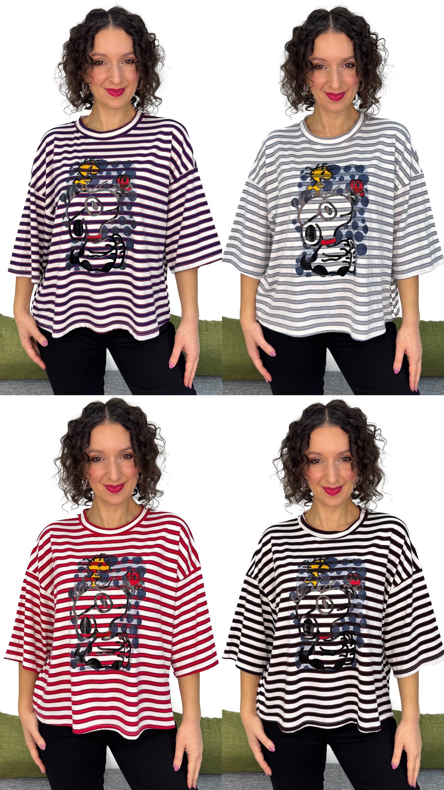 MAGLIA 3/4 SNOOPY