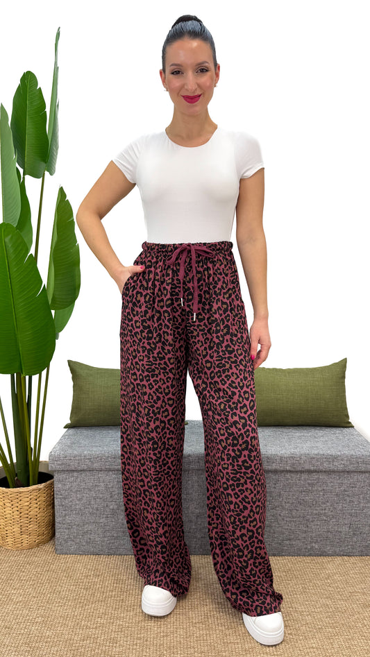 PANTALONE PALAZZO MACULATO